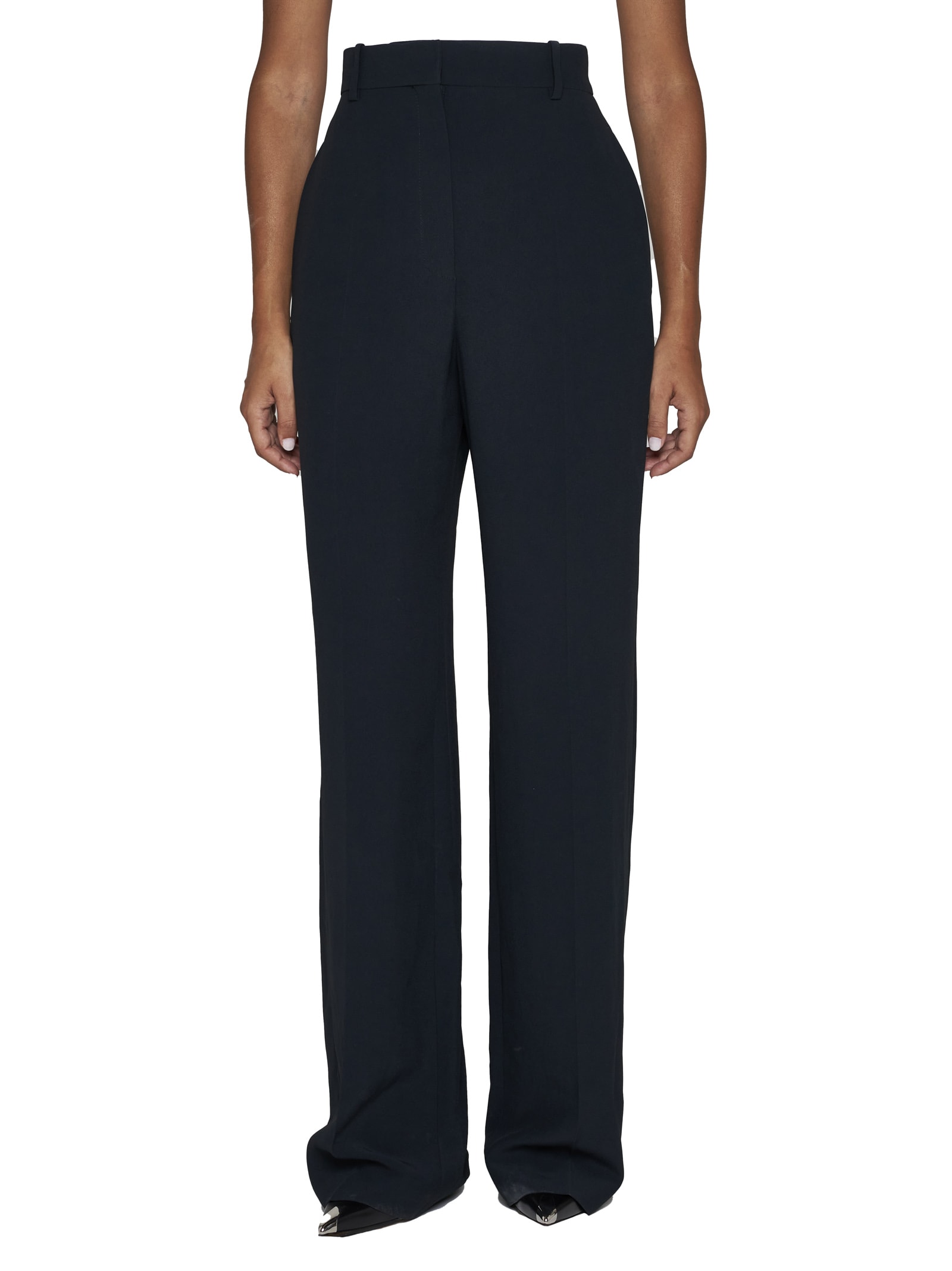 Shop Alexander Mcqueen Pants In Black