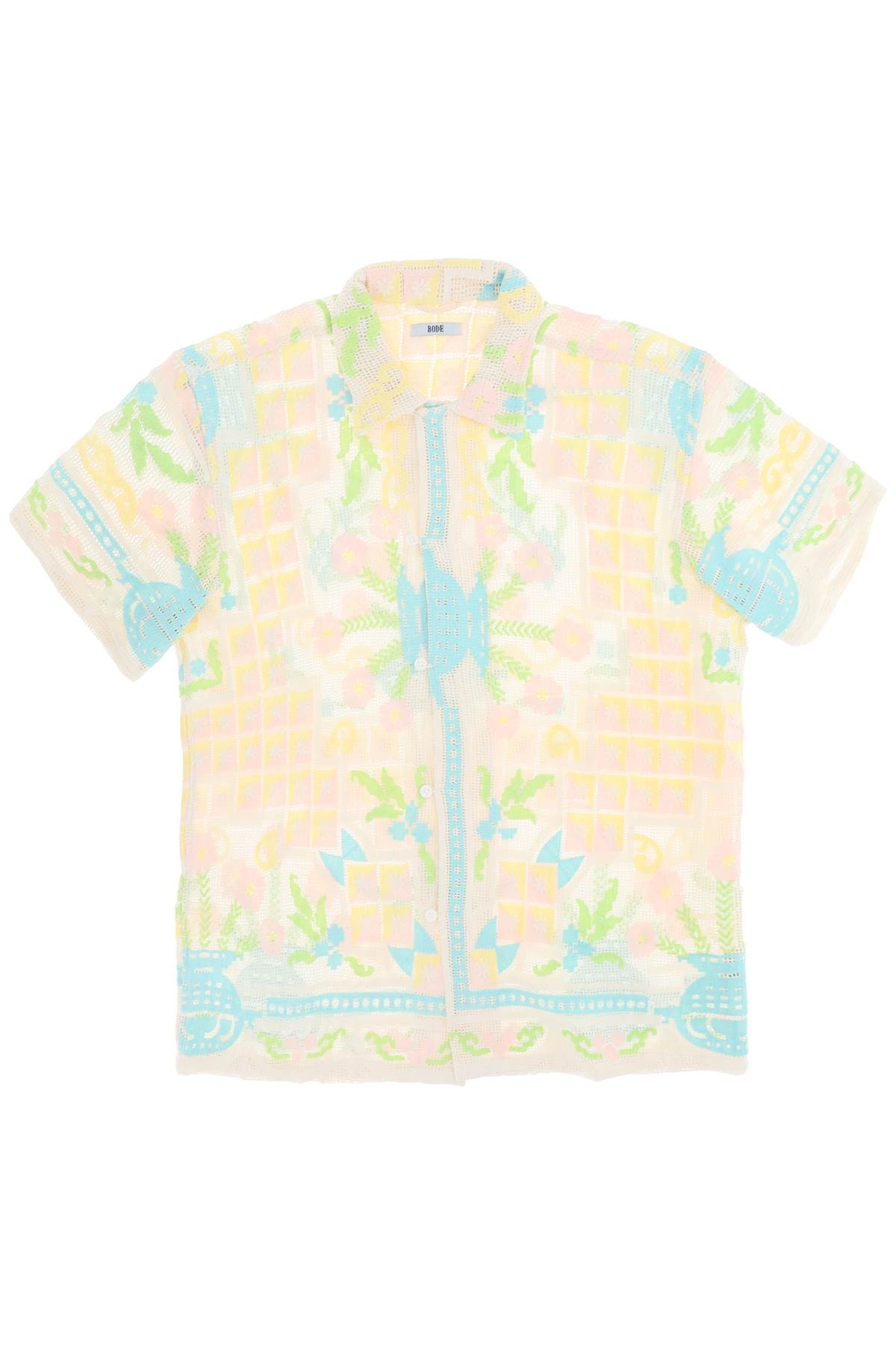 Bode Multicolor Garden Net Shirt