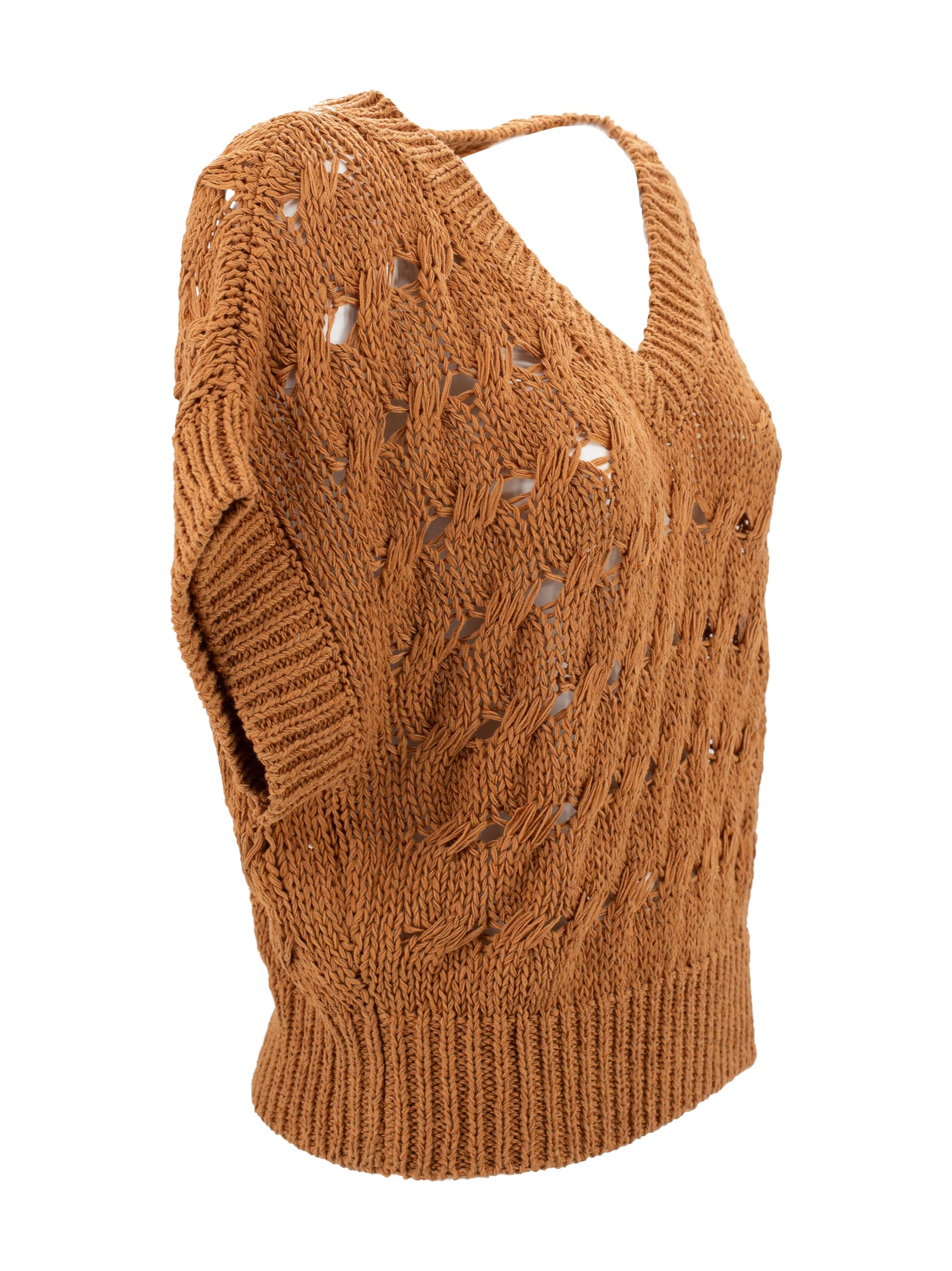 Antonelli Cotton-blend V-neck Sweater