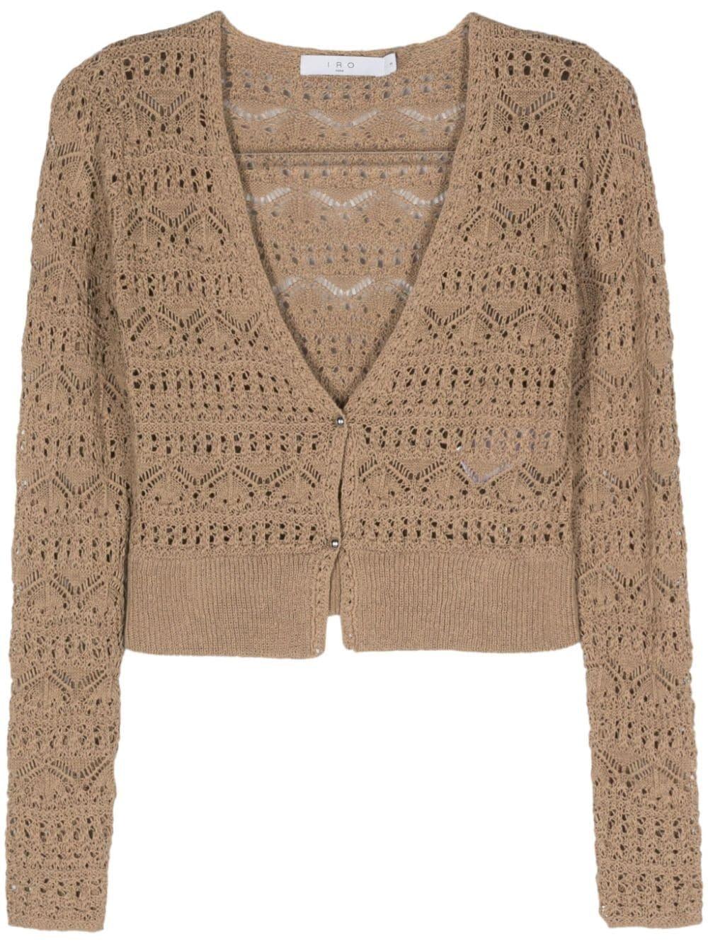 Knitted Button-up Cardigan
