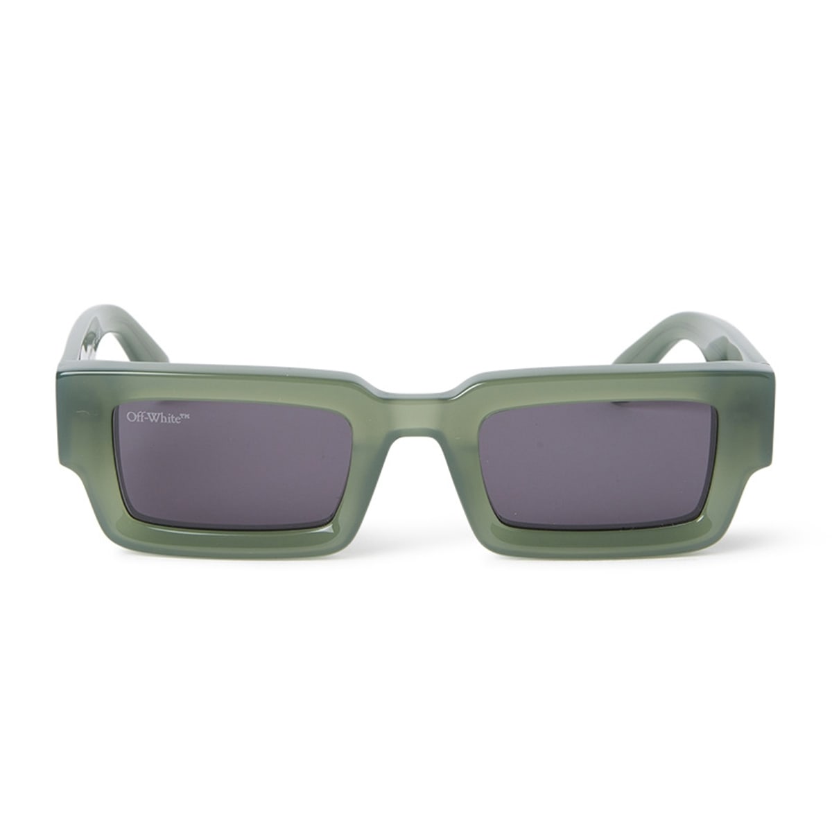 Off-white Lecce Sage Green Sunglasses In Verde