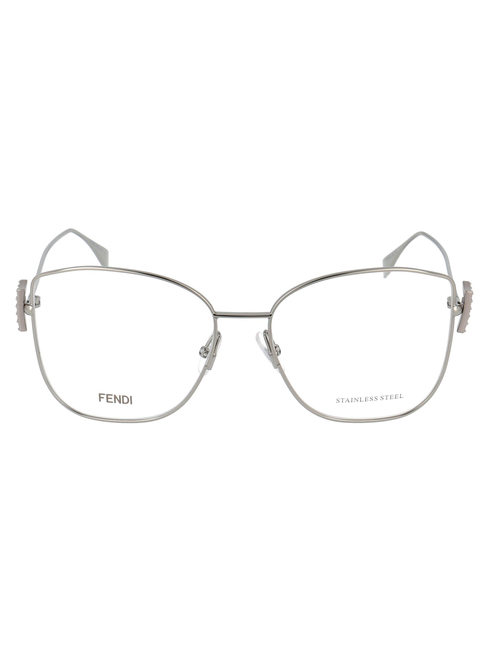 Fendi Ff 0390/g Glasses In 6lb Ruthenium Grey