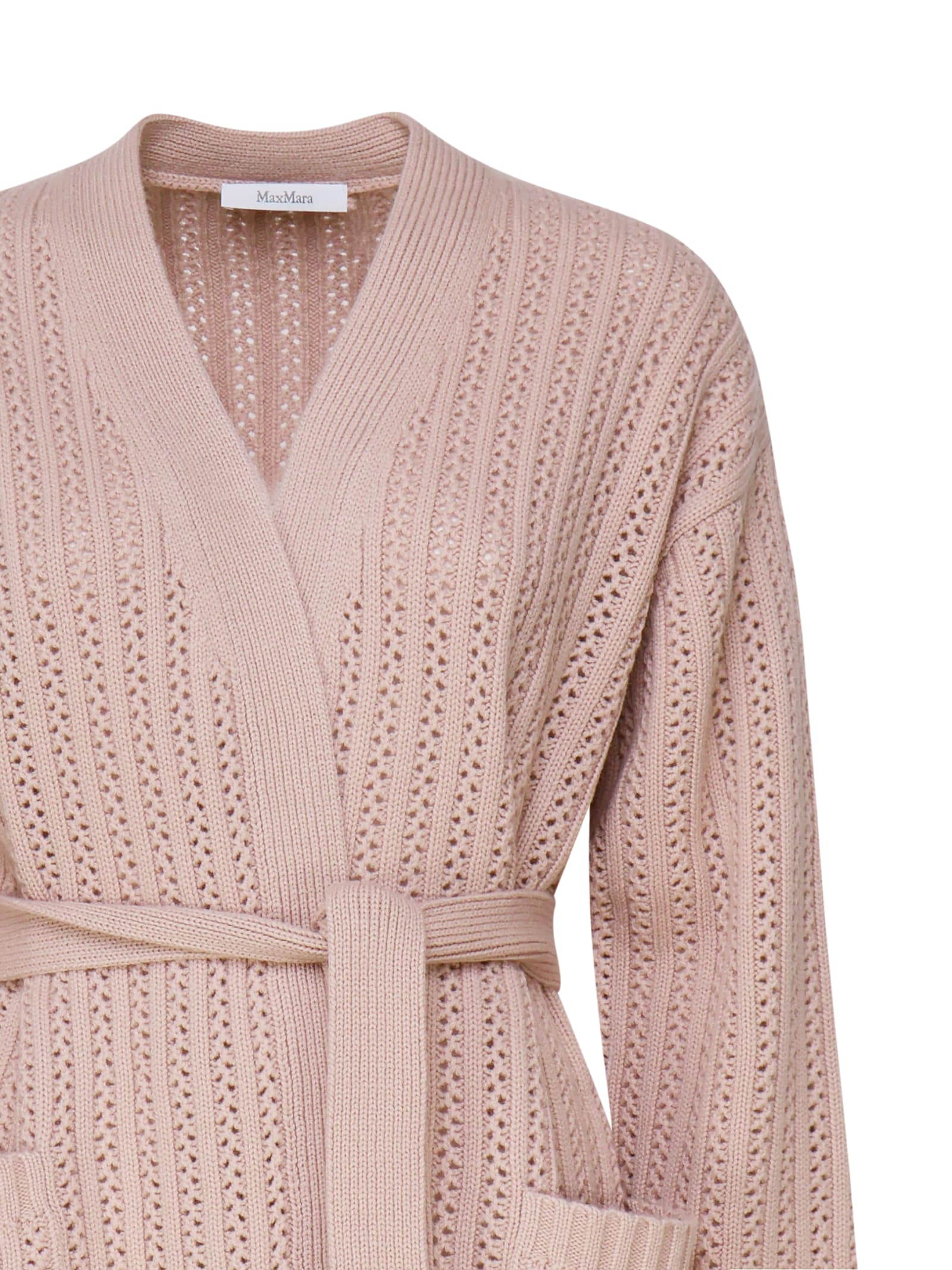 Shop Max Mara Cardigan Balzac In Pink