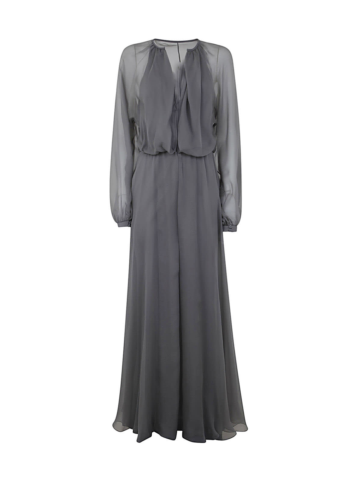 Giorgio Armani Long Dress In Silk