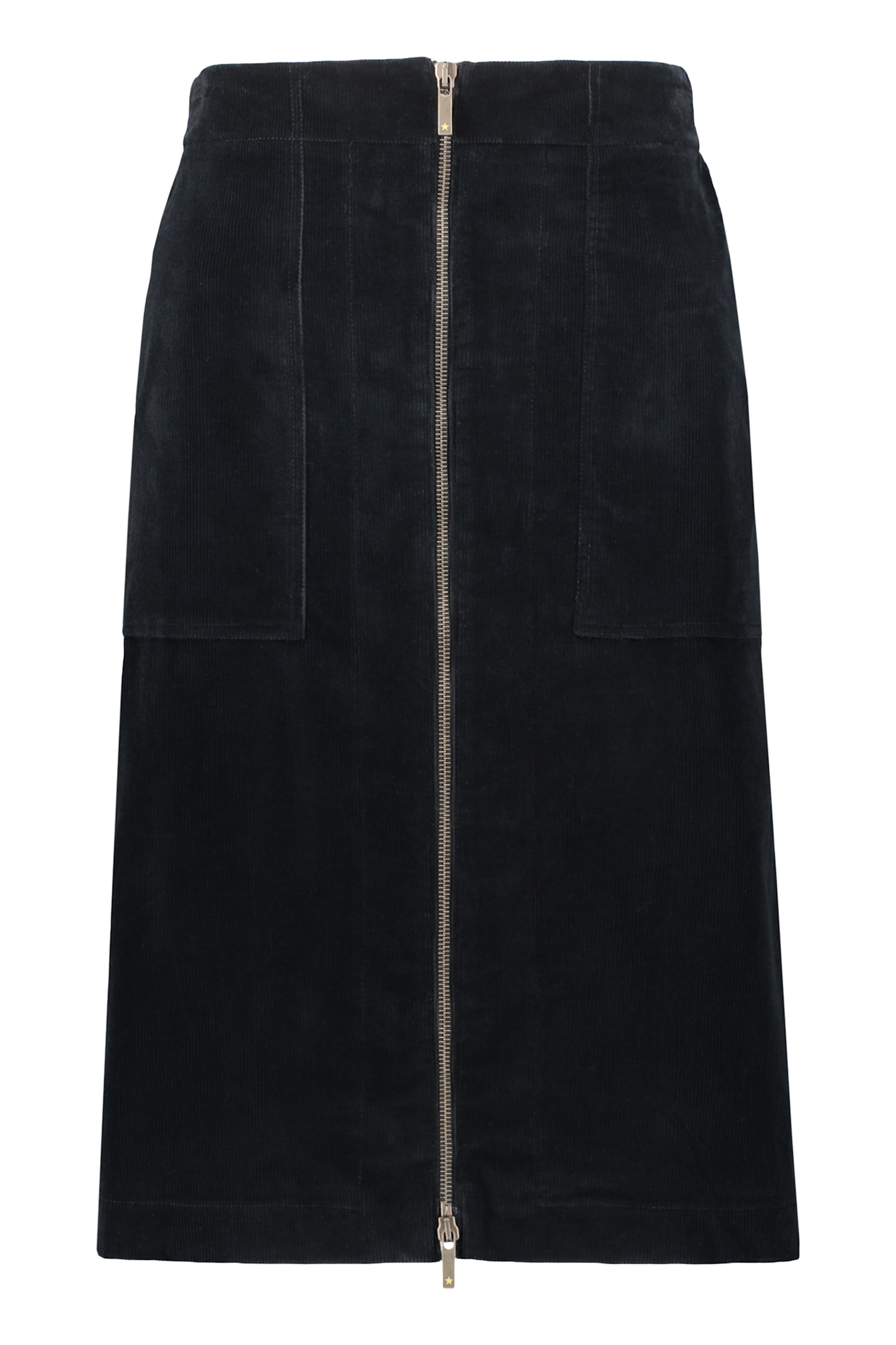 Ribbed Velvet Skirt