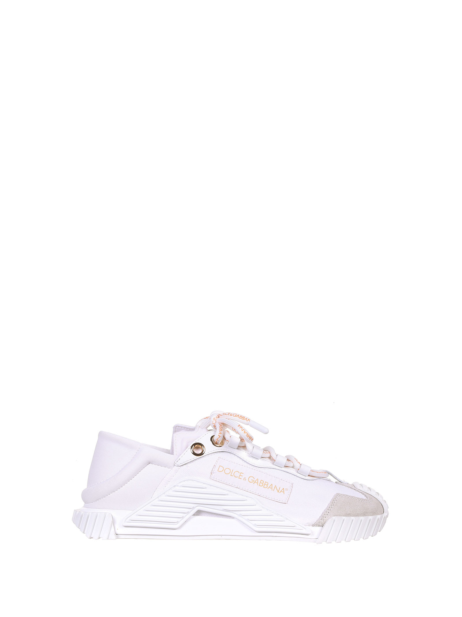 Dolce & Gabbana Sneaker Ns1 In White Canvas
