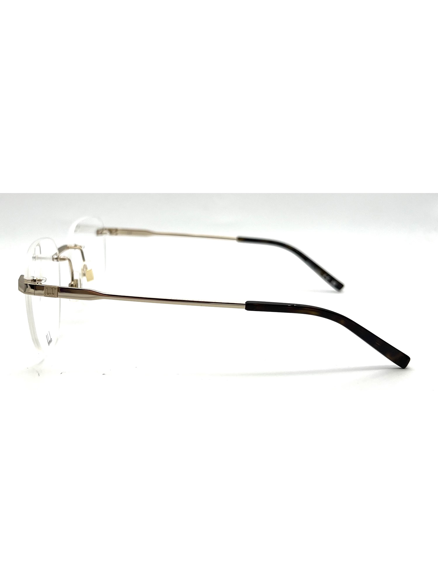 Shop Dunhill Du0066o Eyewear In Gold Gold Transparent