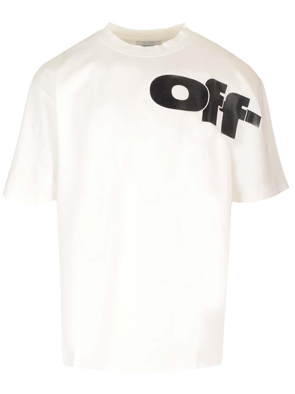 Shop Off-white Black Skate T-shirt With Shared Logo In White