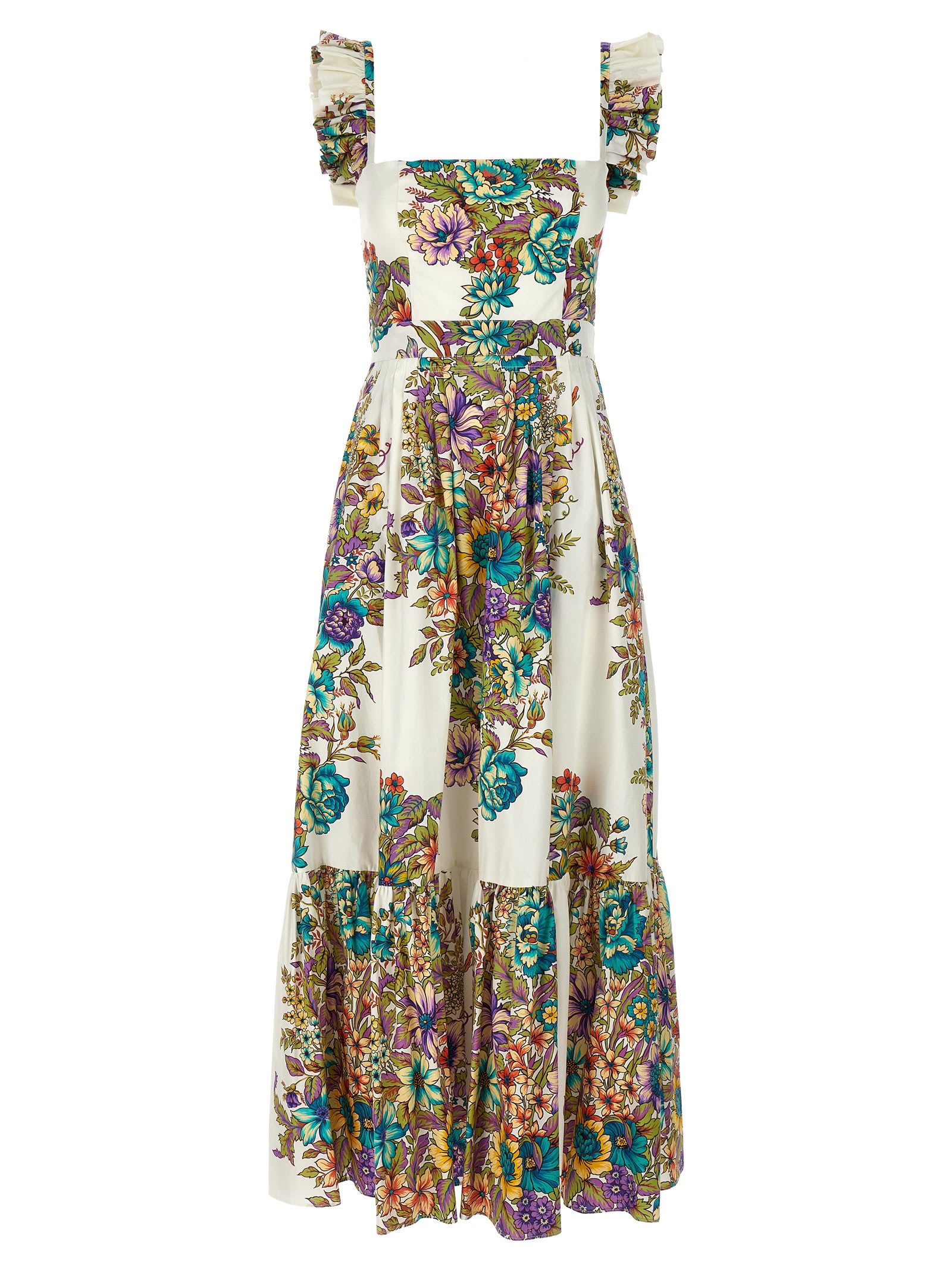 Shop Etro Floral Print Maxi Dress
