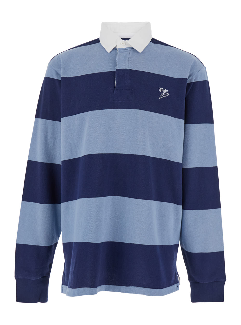Polo Ralph Lauren Multicolor Polo Shirt With Logo Embroidery On The Front And All-over Striped Motif