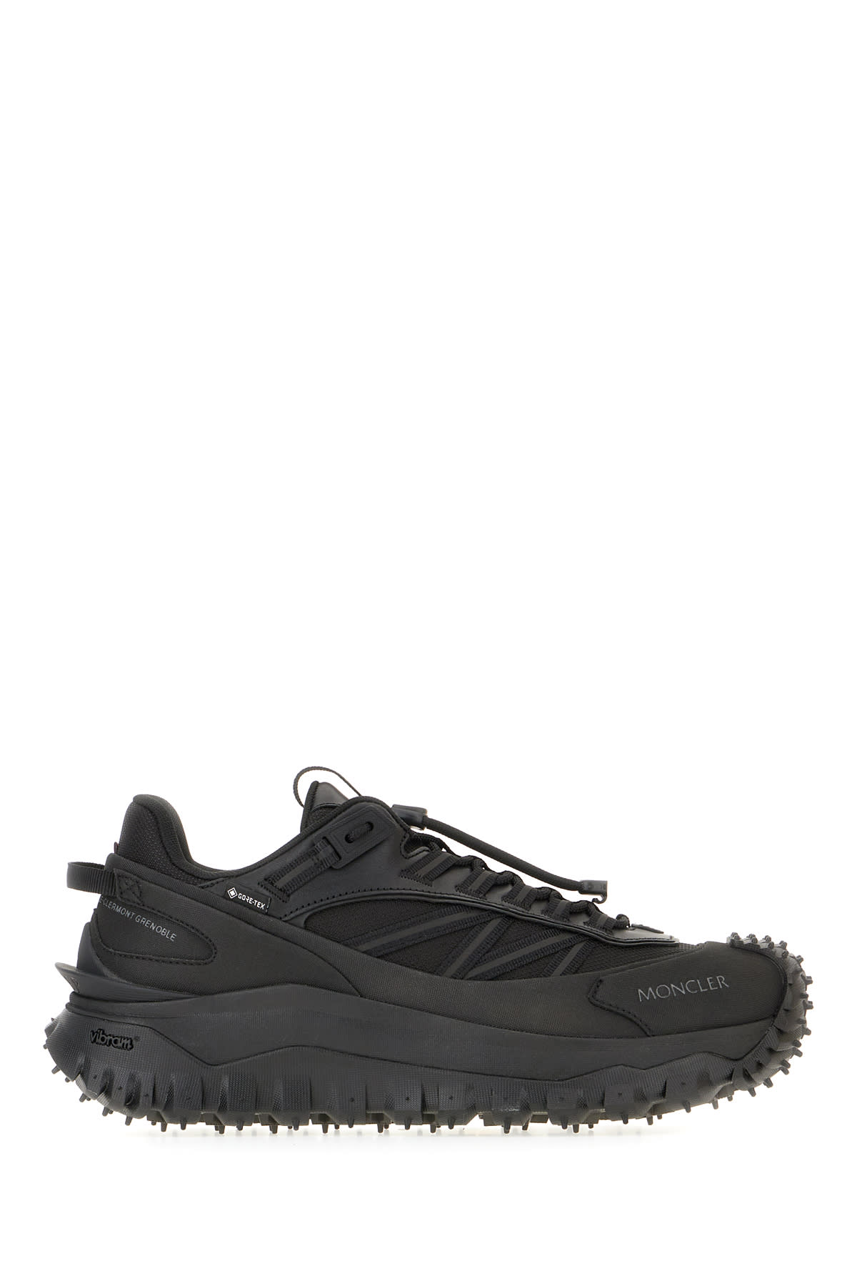 Moncler Men Trailgrip Gtx Mesh And Leather Sneakers In Multi