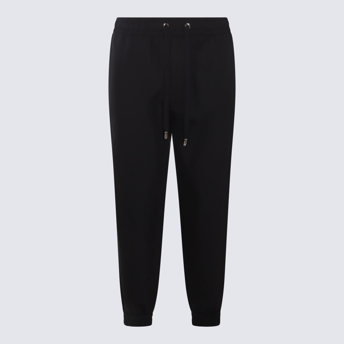 Shop Dolce & Gabbana Navy Blue Cotton Pants