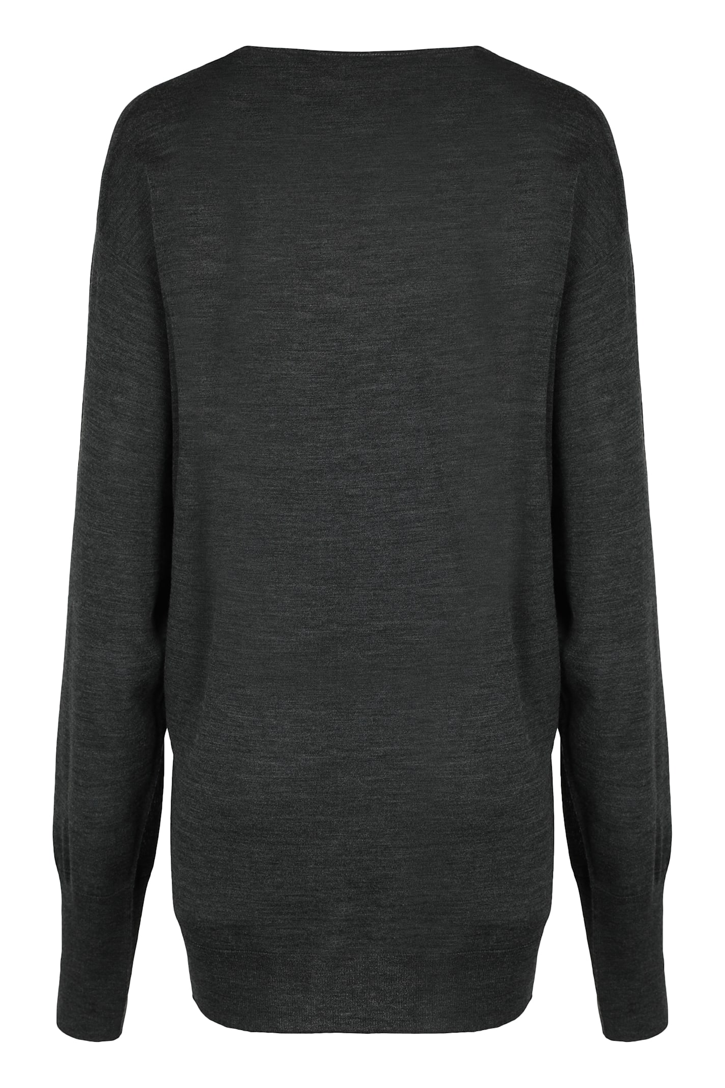 Alberta Ferretti Alberta Ferreti Sweater In Merino Wool With Floral Embroidery In Multi