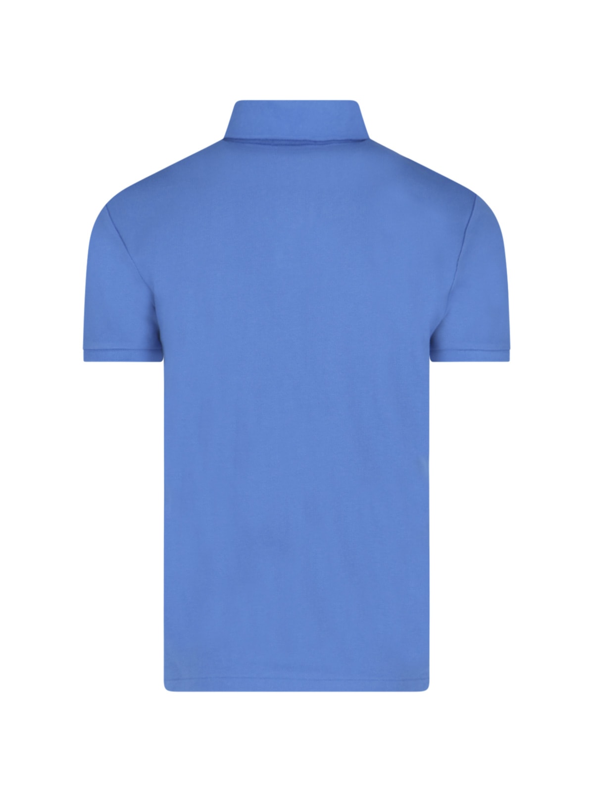 Shop Polo Ralph Lauren Logo Polo Shirt In Blue
