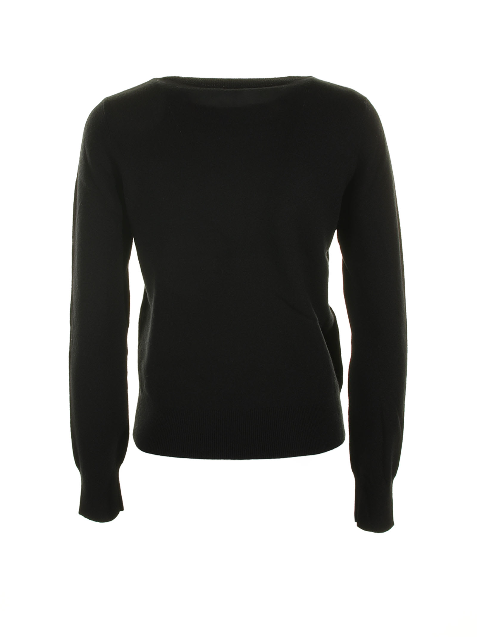 Shop Apc Black Virgin Wool Sweater