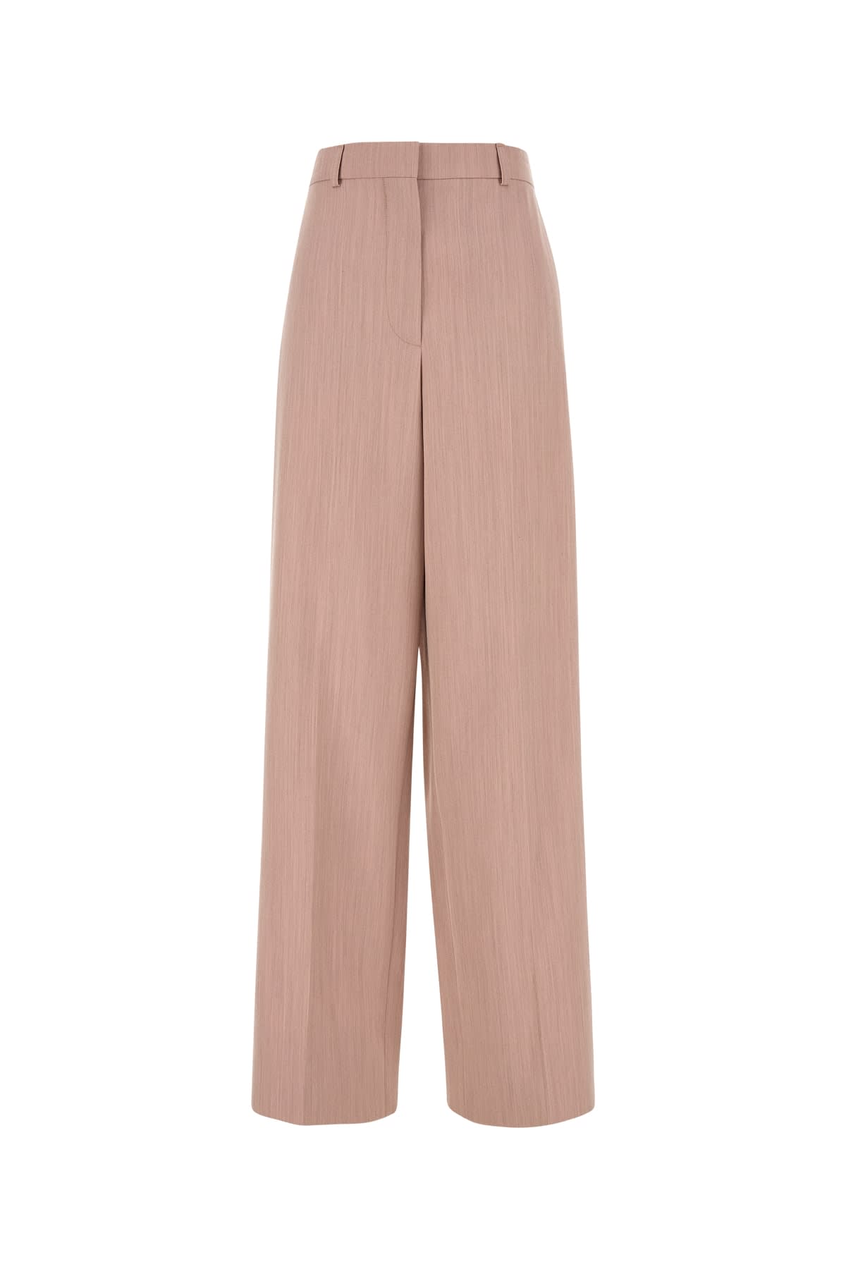 Shop Stella Mccartney Loose Pants In Dustypink