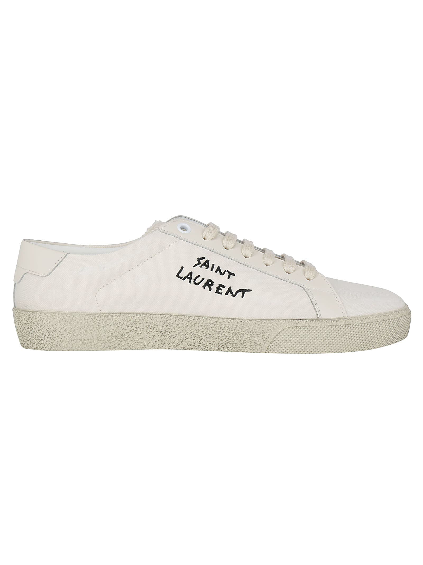 saint laurent embroidered sneakers