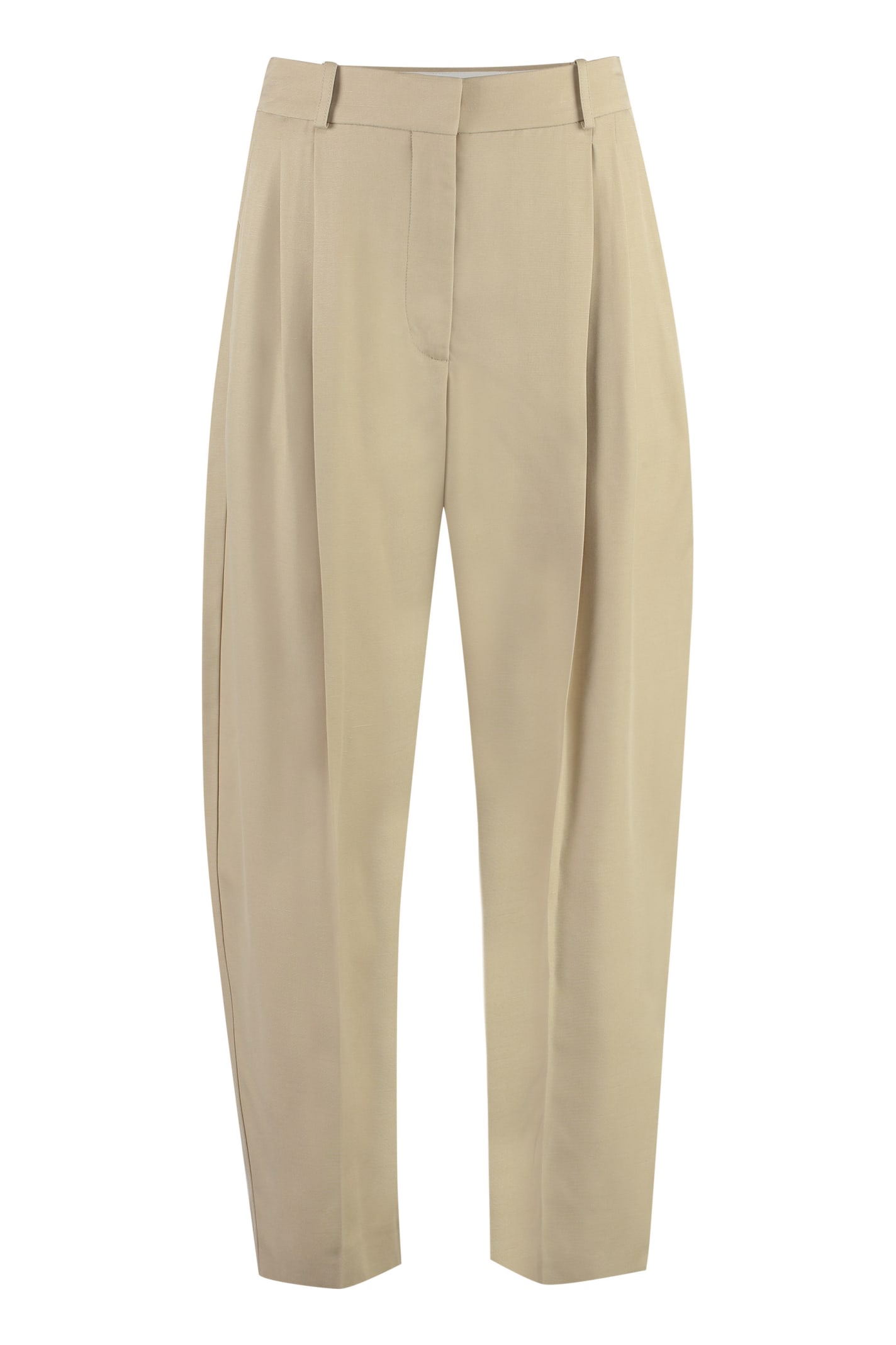 Shop Stella Mccartney Tailored Trousers In Beige