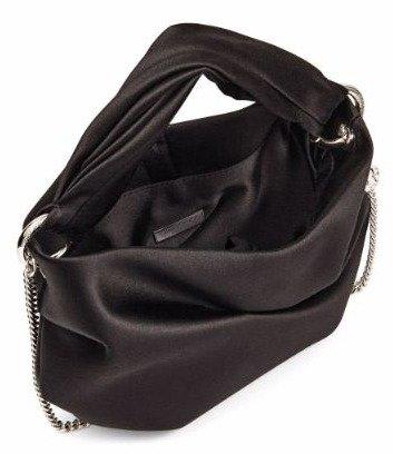 Shop Jimmy Choo Bonny Top Handle Bag In Nero