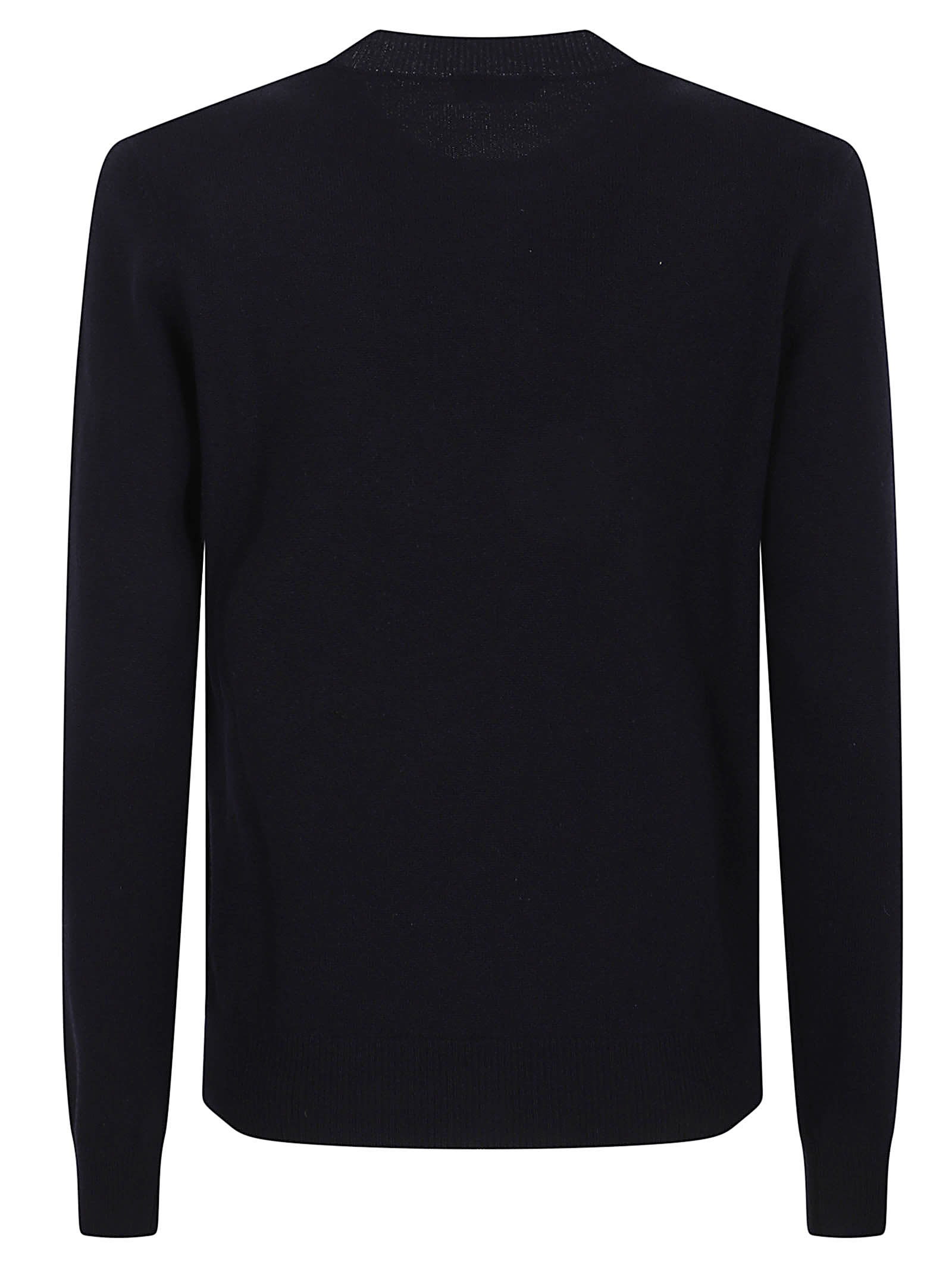 Peserico Knitted Sweater In Black