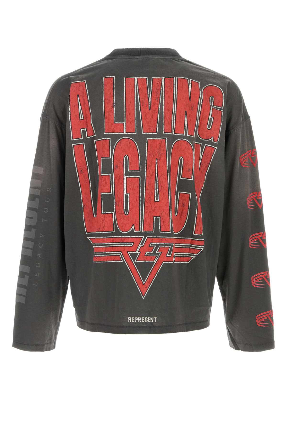 Represent Reversible Living Legacy Tour Long Sleeve T-shirt In Black