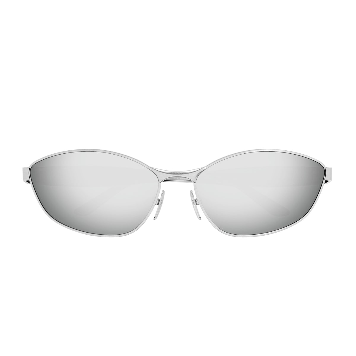 Balenciaga Bb0356s Linea Extreme 004 Silver Sunglasses