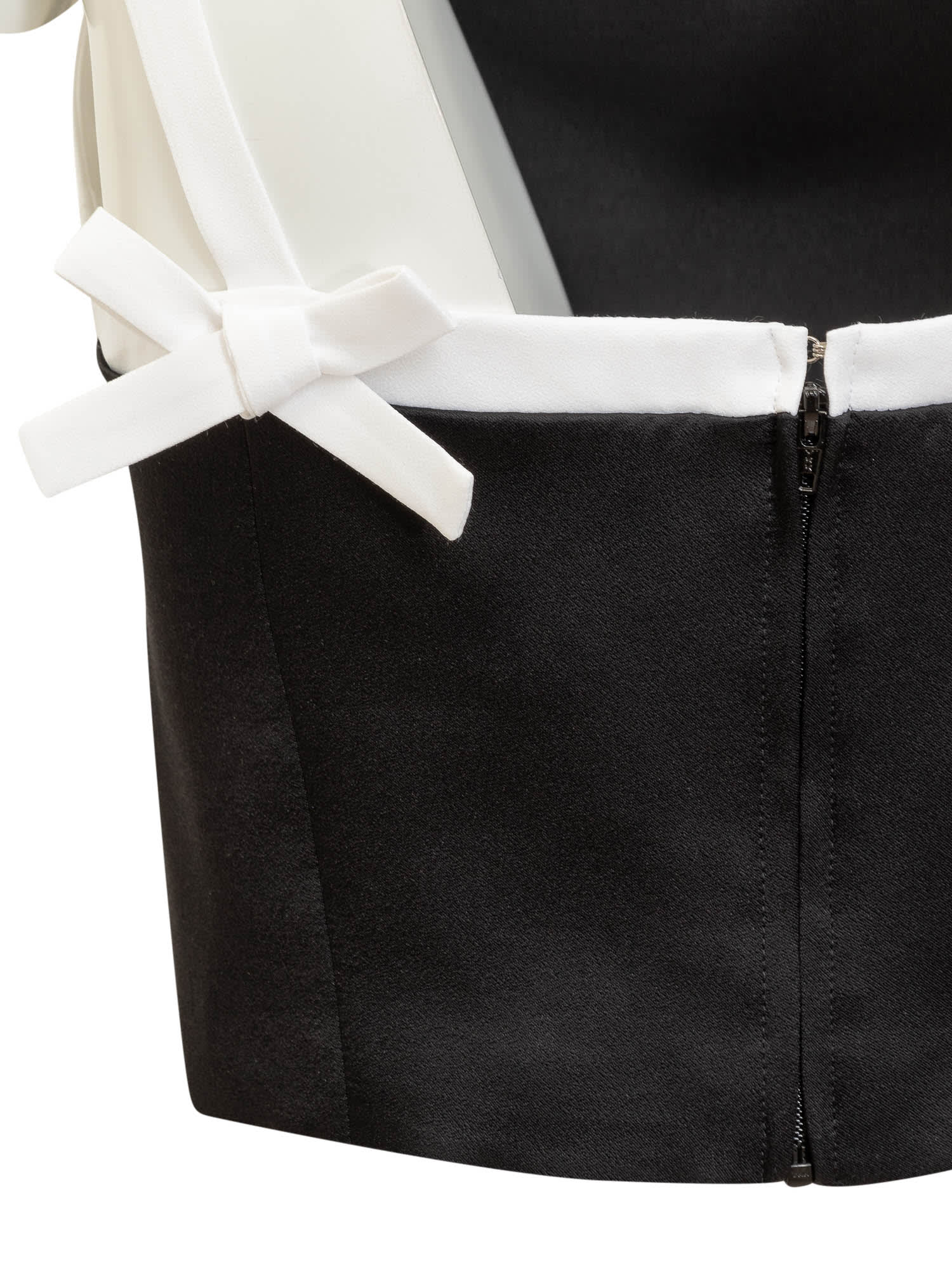 Shop Msgm Top With Straps In Black