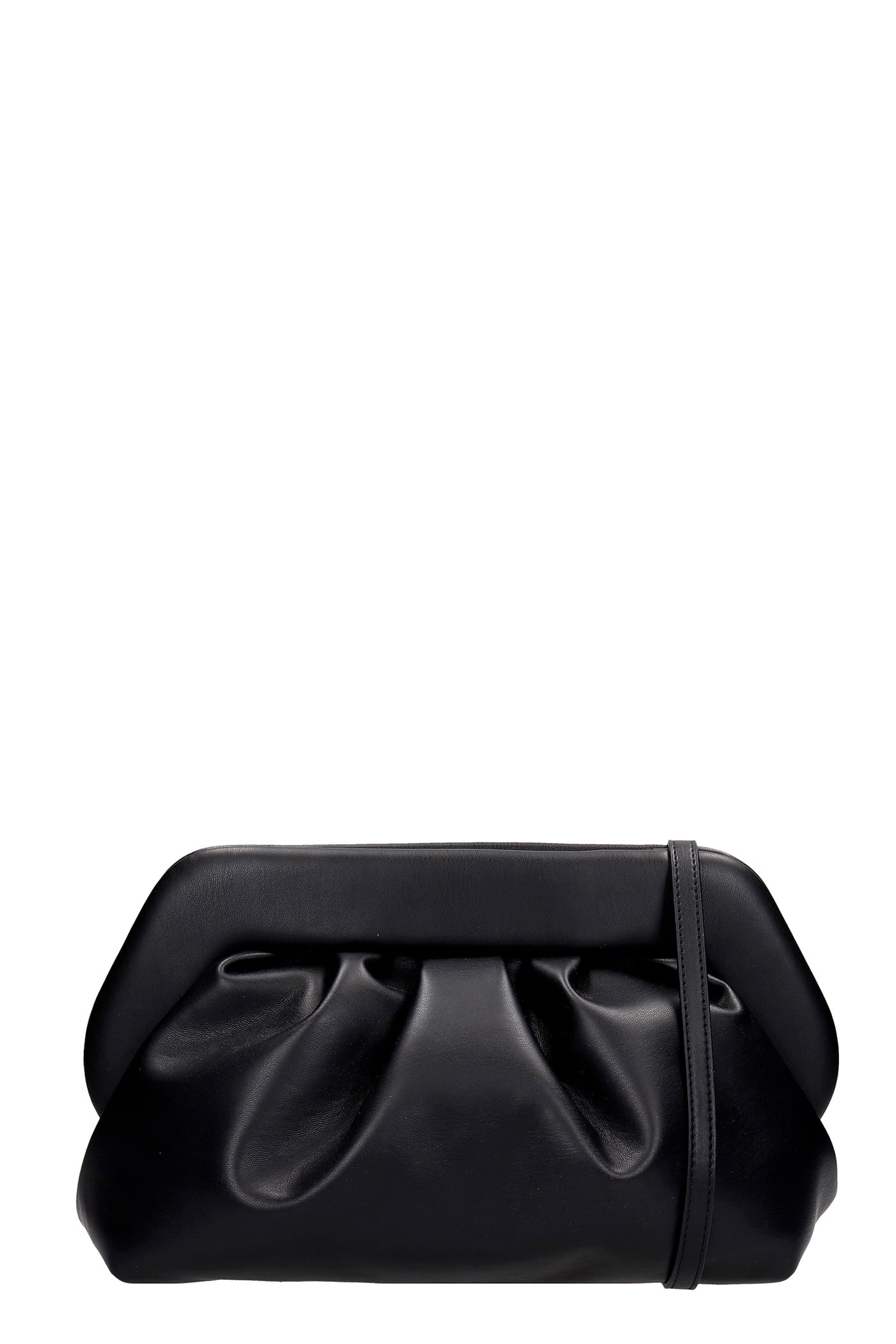 THEMOIRè Bios Basic Shoulder Bag In Black Leather