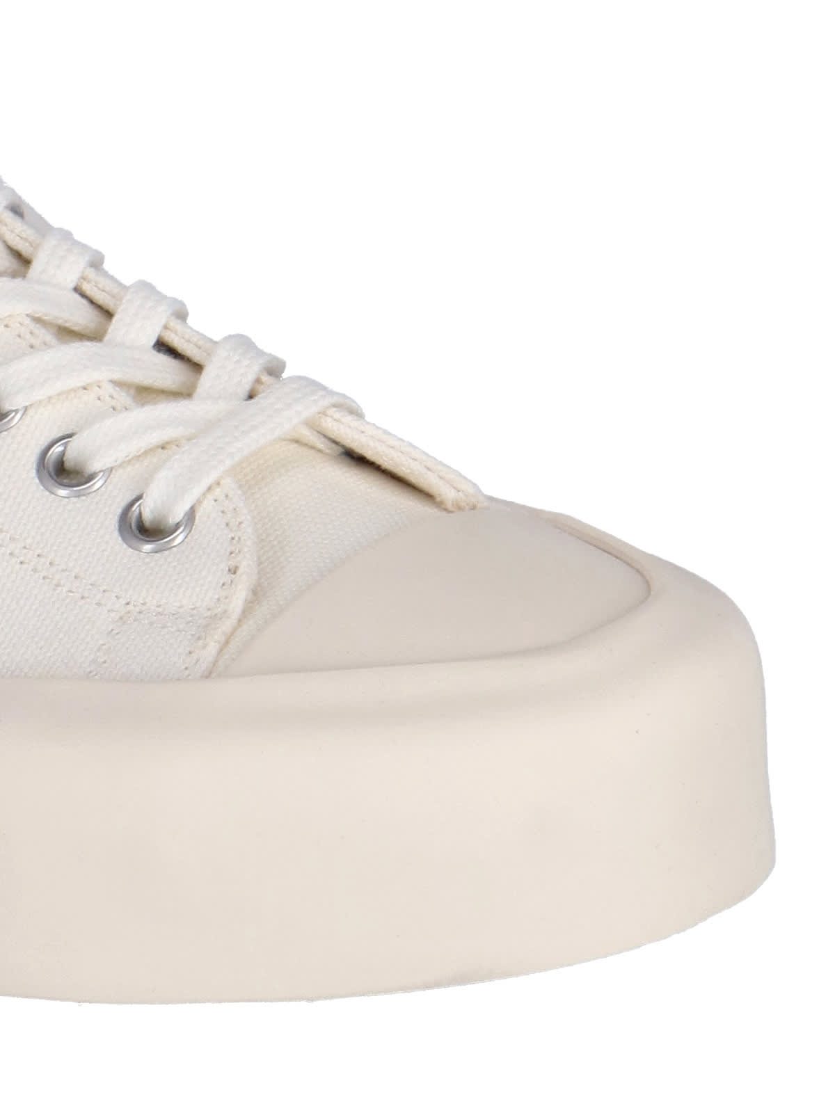 Shop Jil Sander Low-top Sneakers In Crema