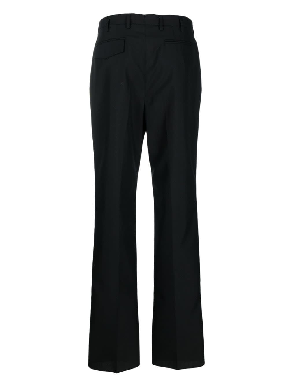 Gabriele Pasini Wool Blend Trousers In Black