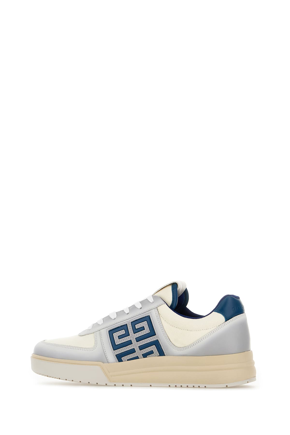 Shop Givenchy Multicolor Mesh And Leather G4 Sneakers In White Blue