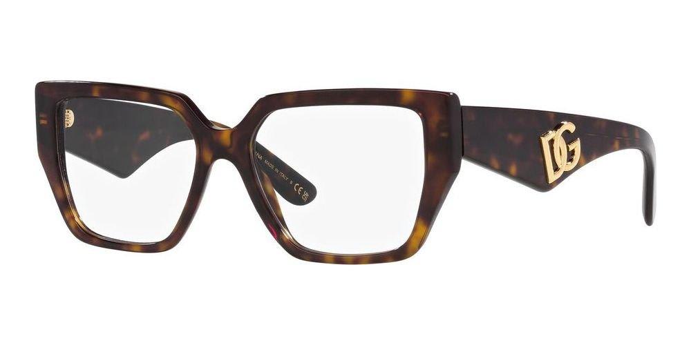 Shop Dolce & Gabbana Square Frame Glasses In 502