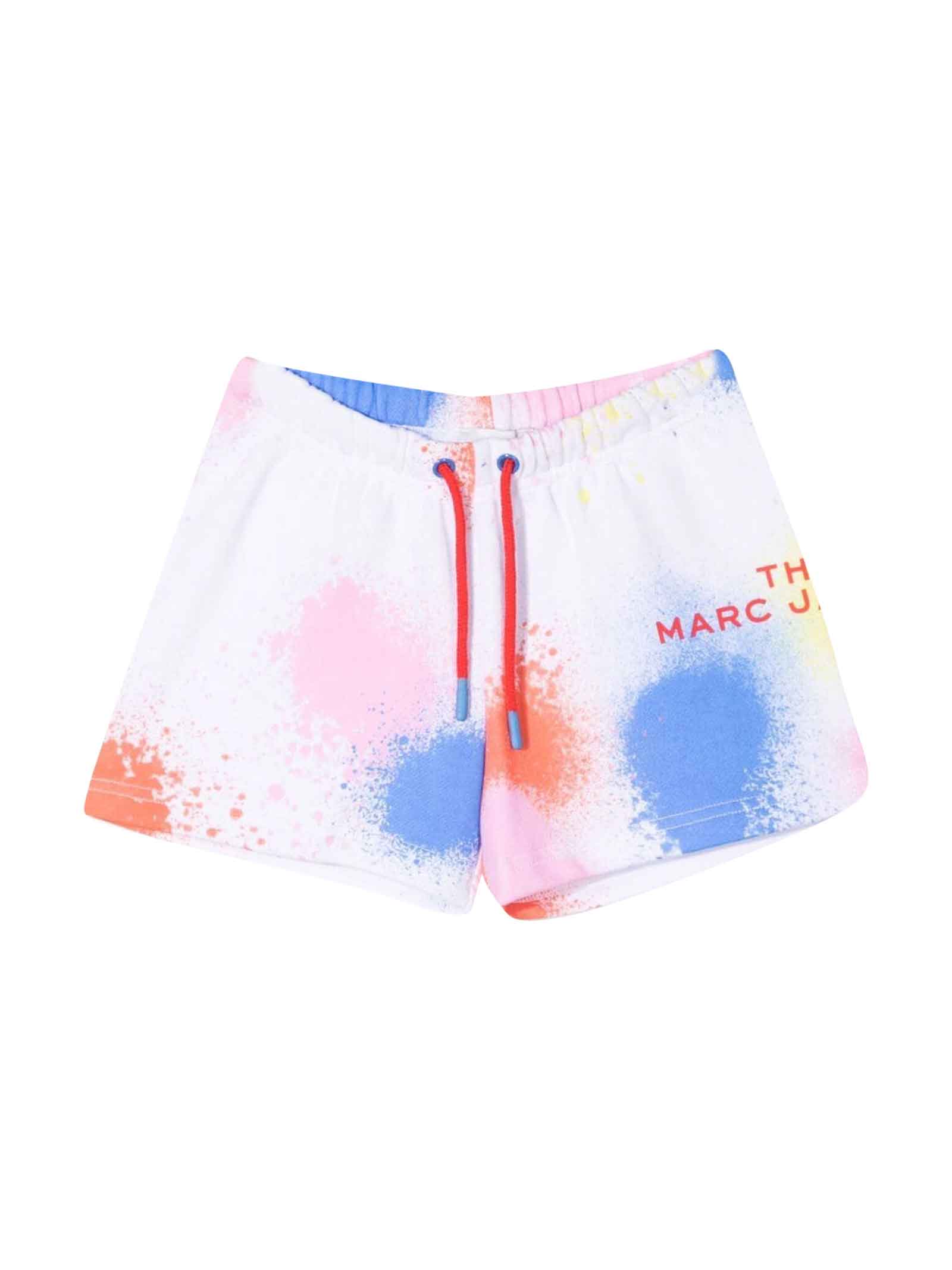 Little Marc Jacobs Girl Multicolor Shorts