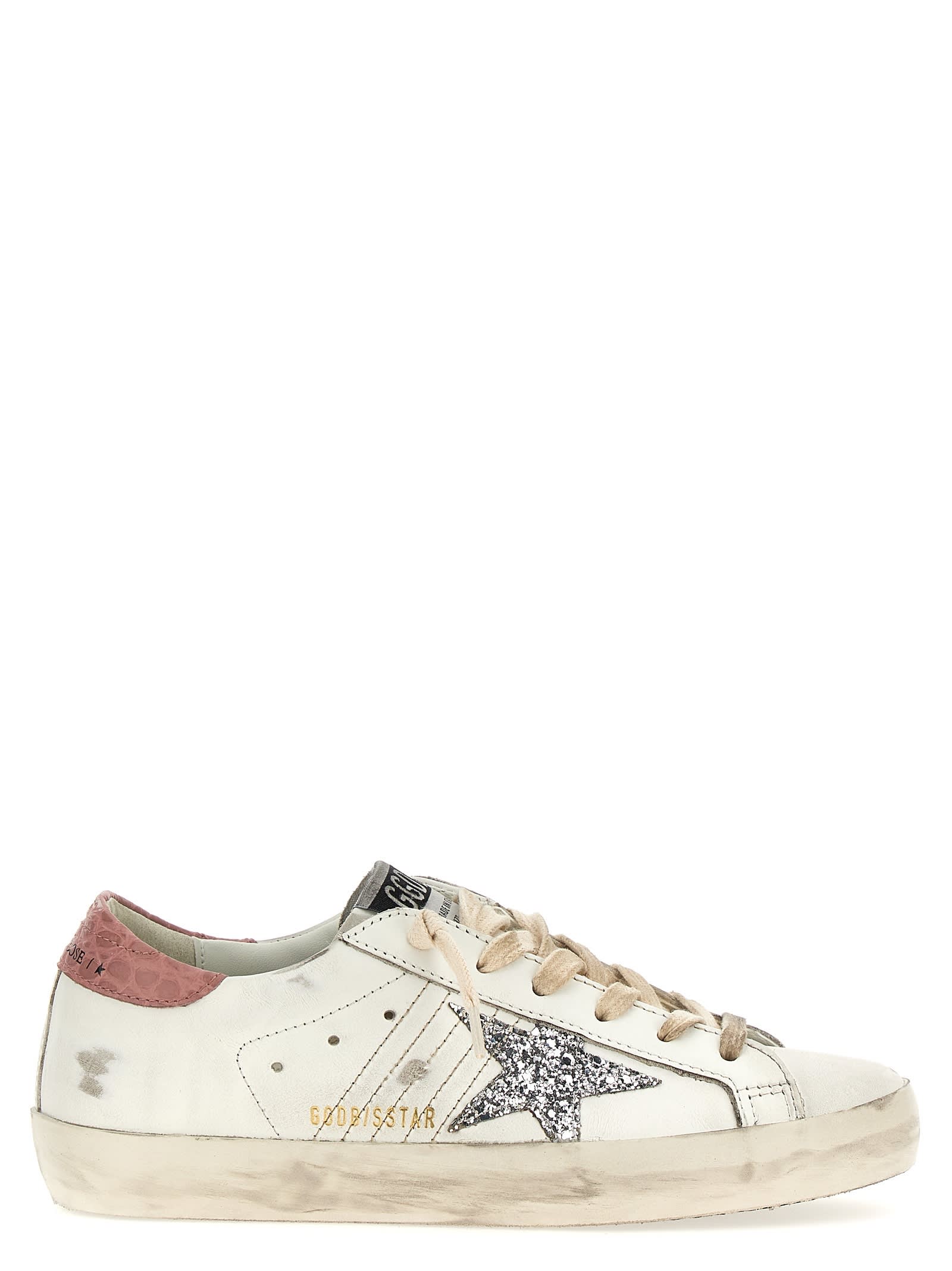 Shop Golden Goose Superstar Sneakers In White