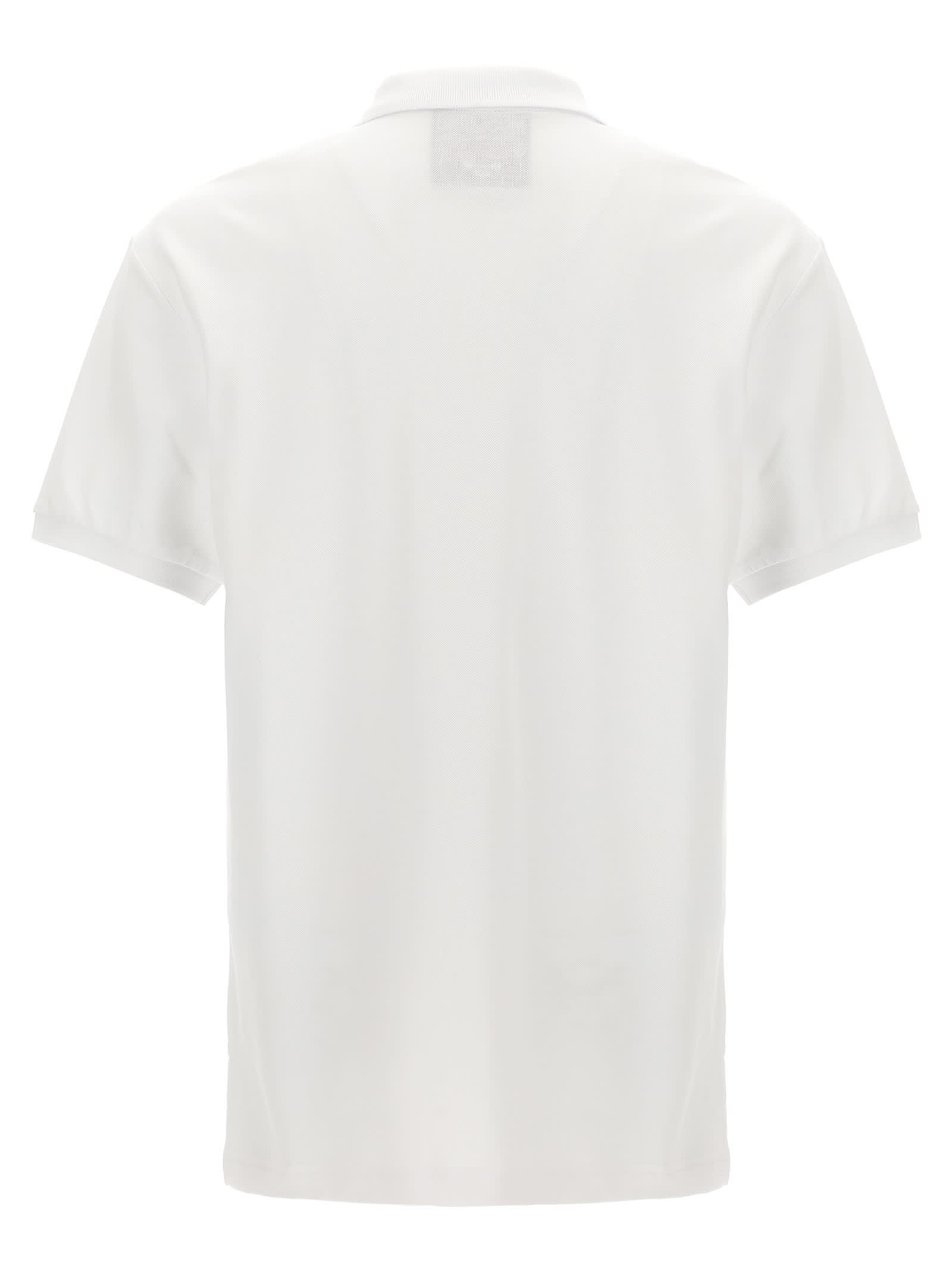 Shop Moschino Teddy Polo Shirt In White