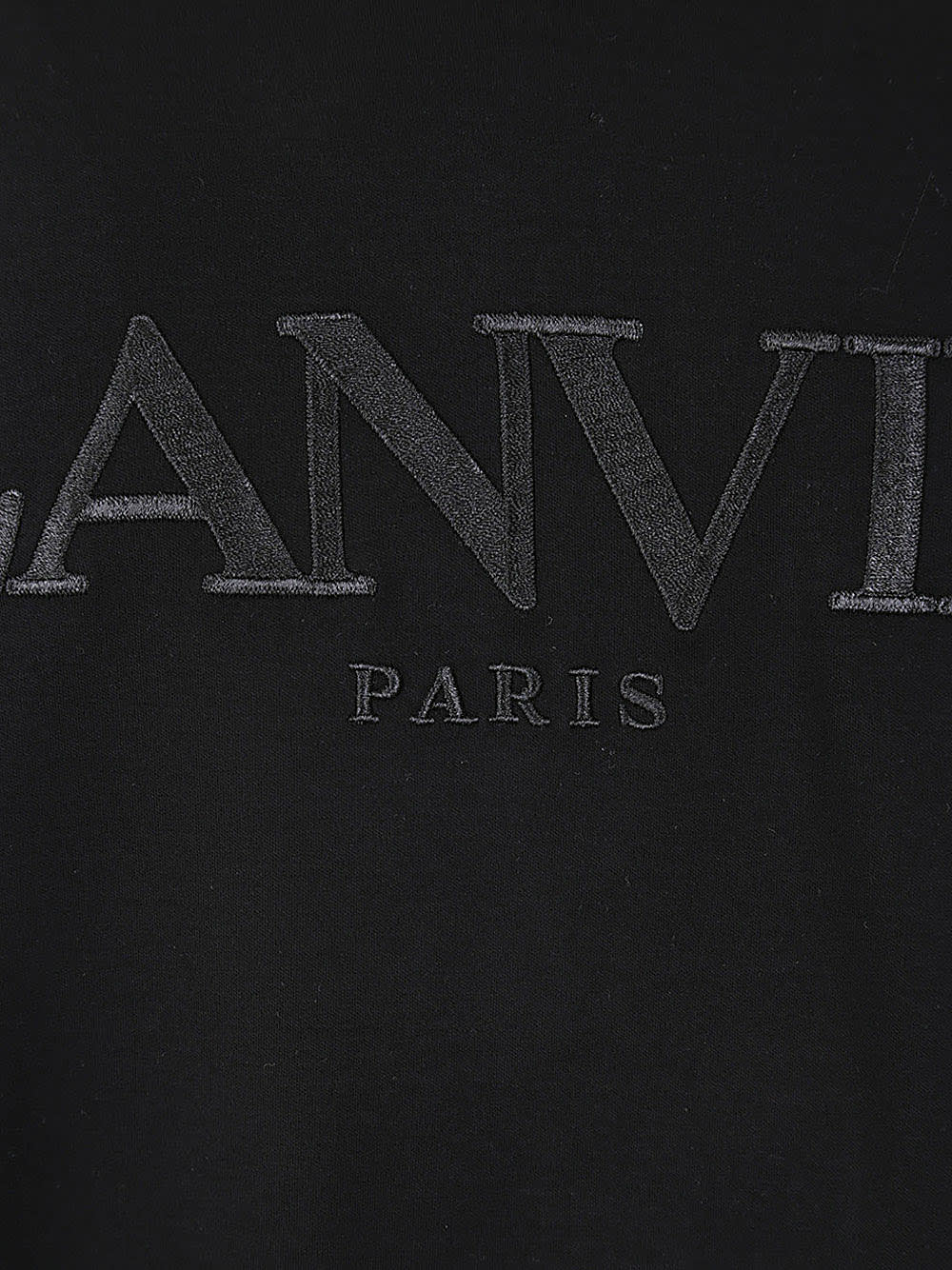 Shop Lanvin Paris Oversized T-shirt In Black