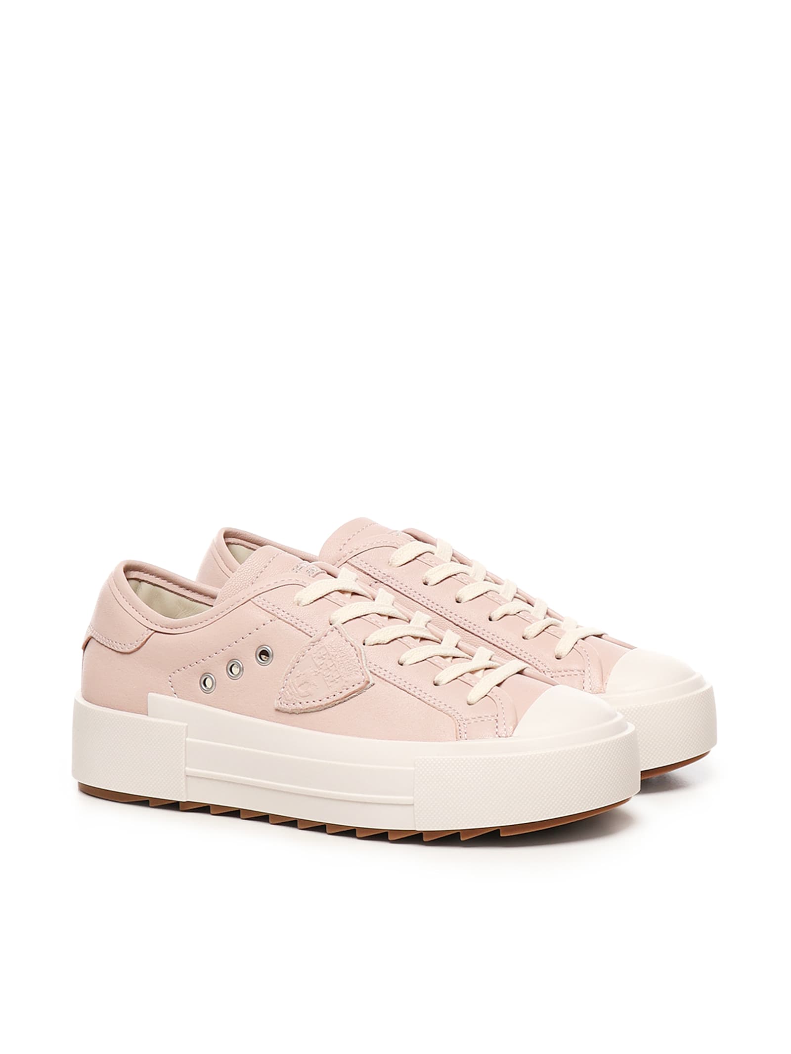 Philippe Model Paris High Sneaker In Pink