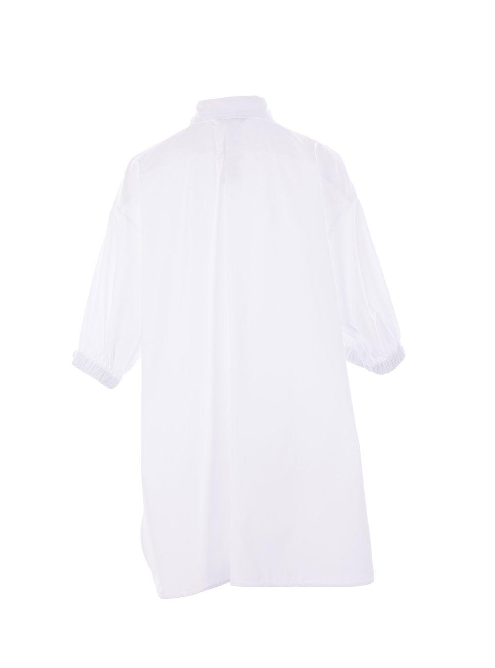 Max Mara Button-up Long-sleeved Top In White