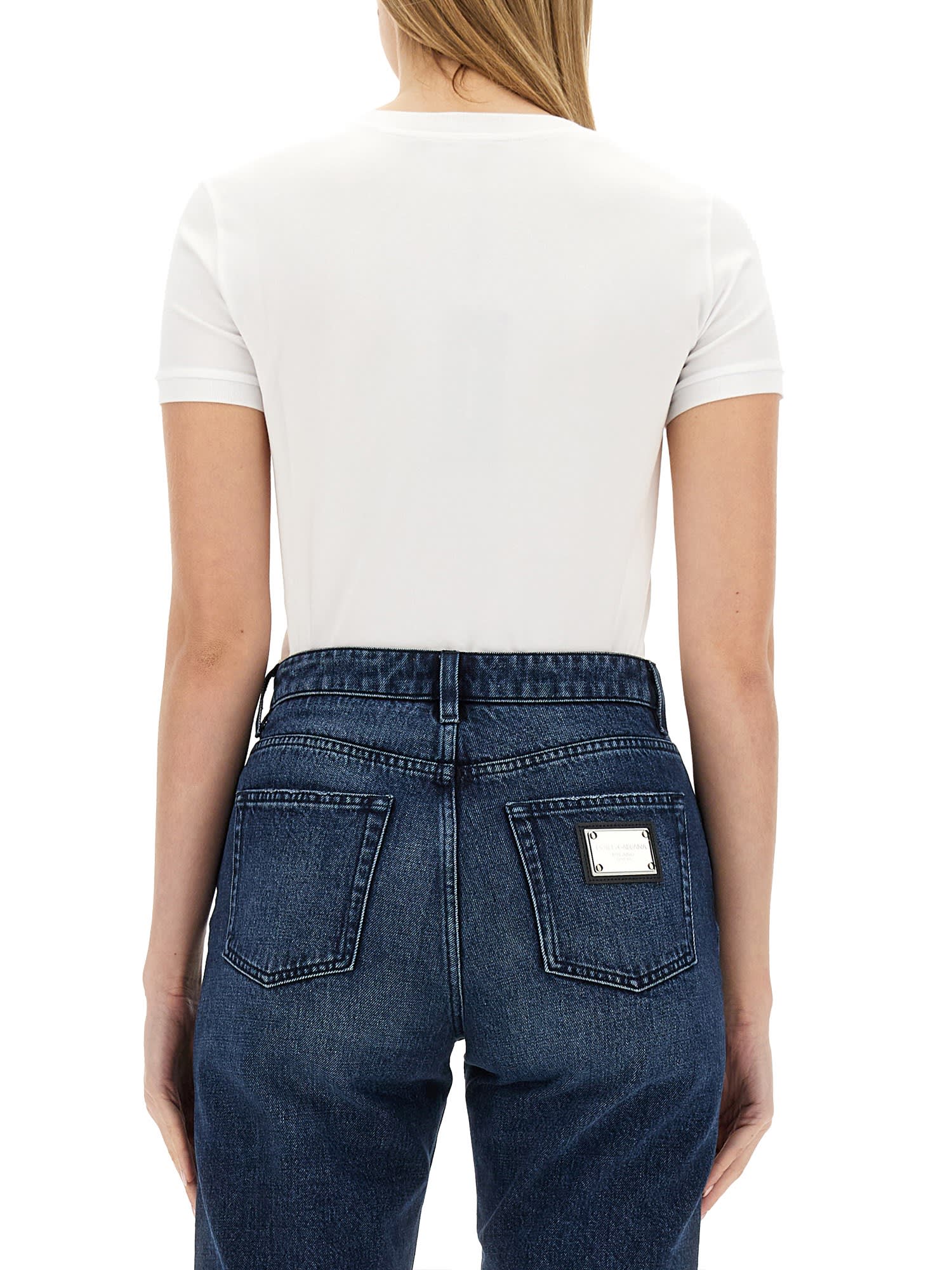 Dolce & Gabbana Logo T-shirt In White