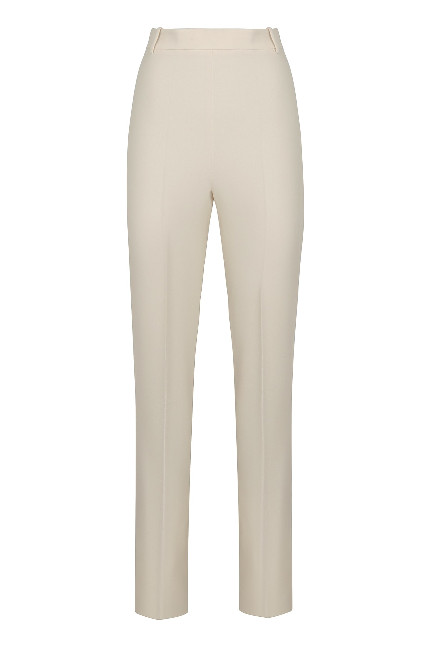 Pinko Skinny High-waisted Trousers In White