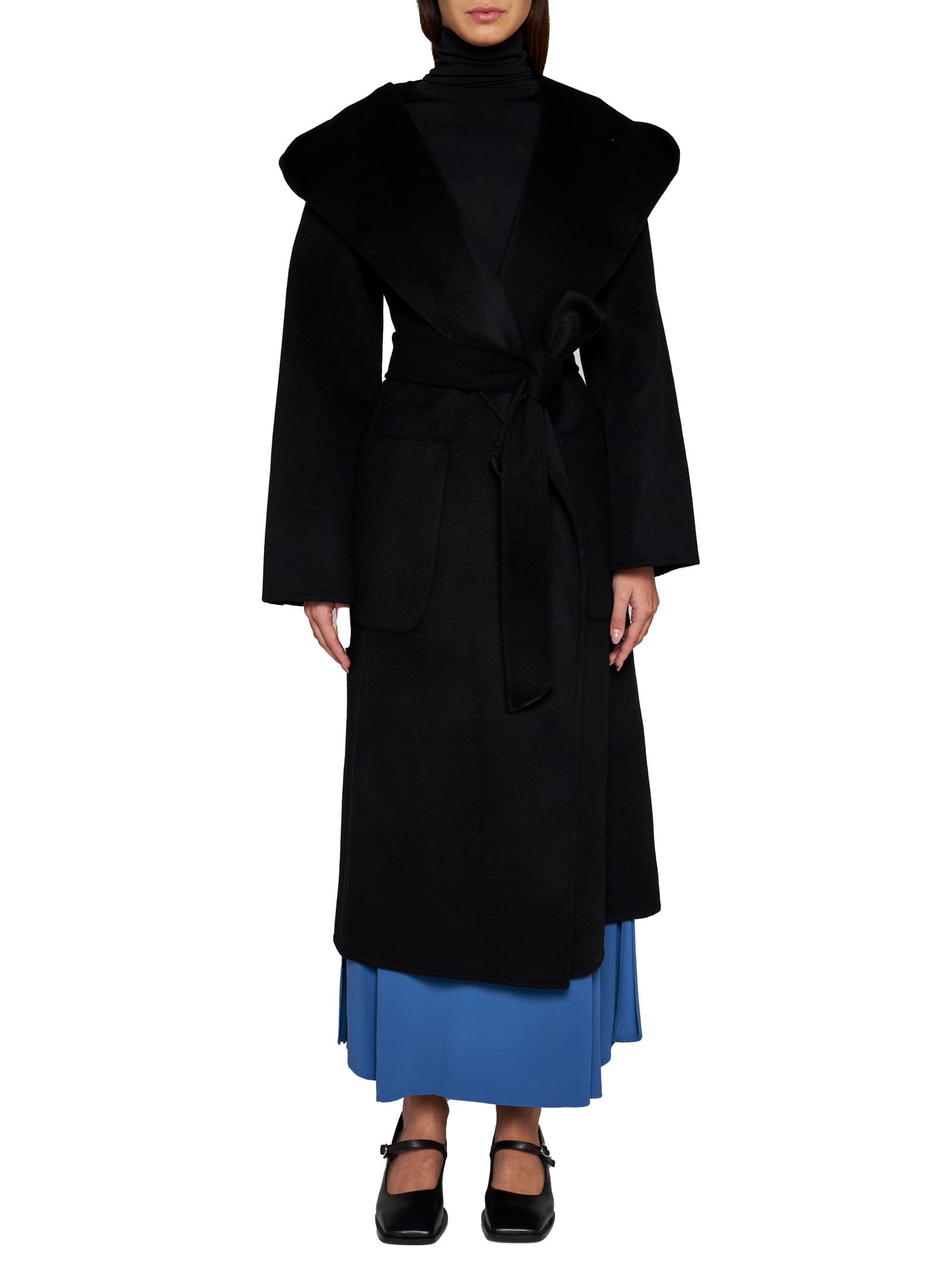 Shop Ivy & Oak Coat In Black