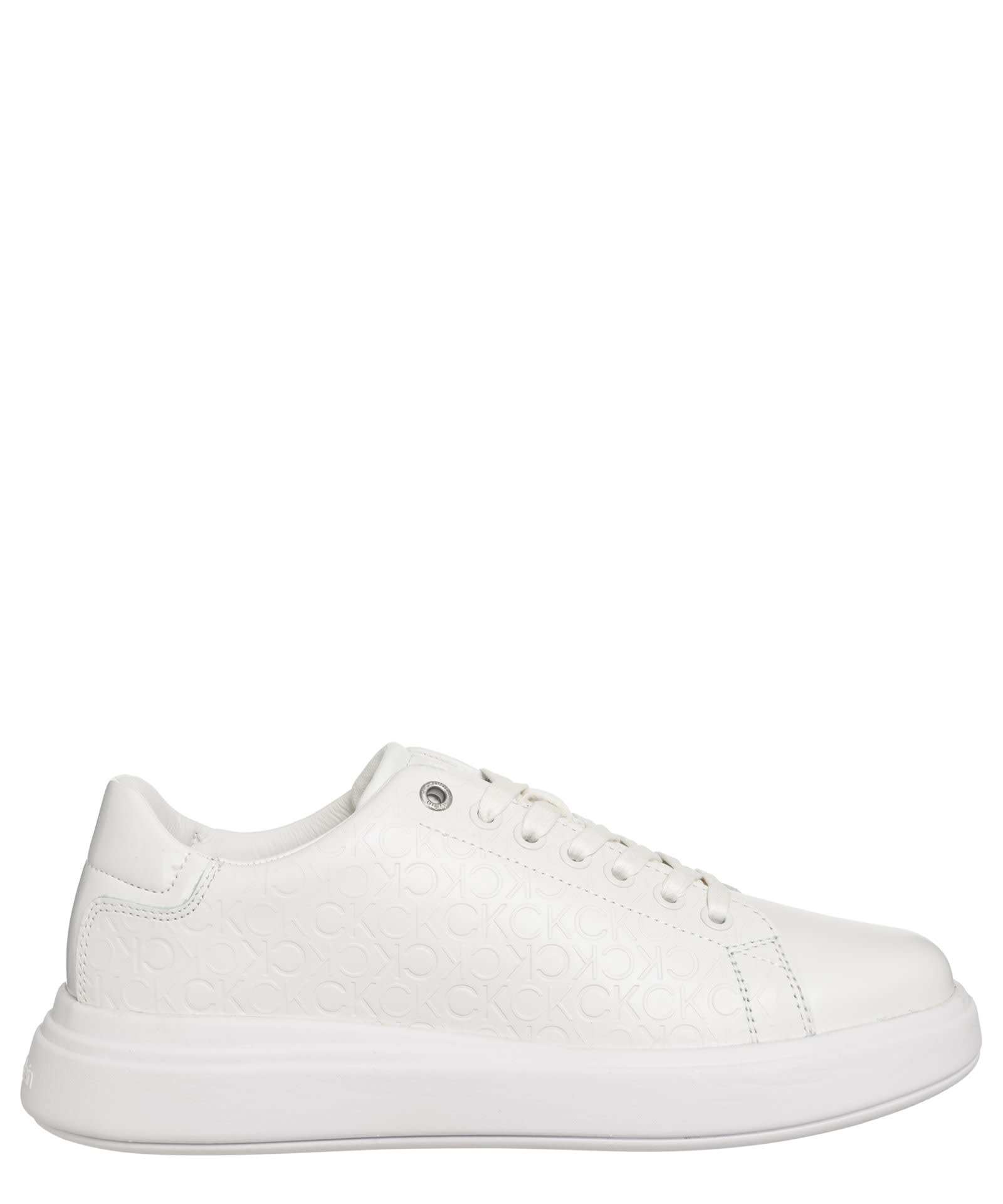 CALVIN KLEIN LEATHER SNEAKERS