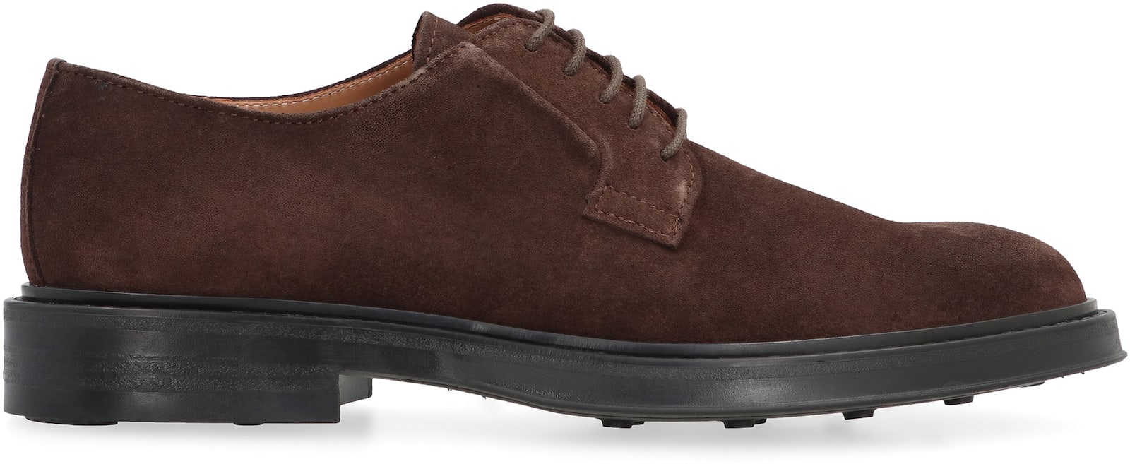 Bruno Magli Suede Lace-up Derby Shoes In Brown