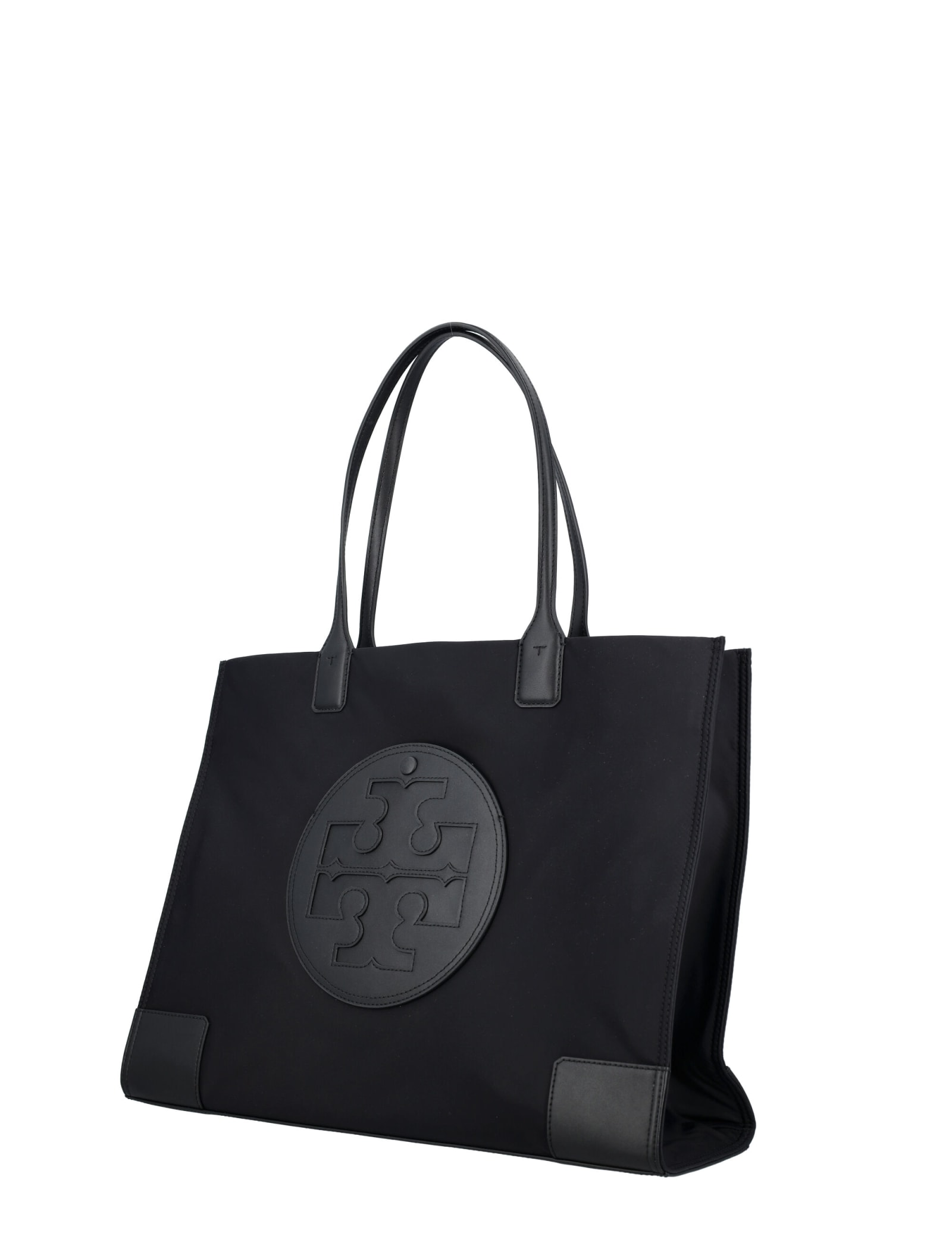 Shop Tory Burch Ella Tote Bag In Black