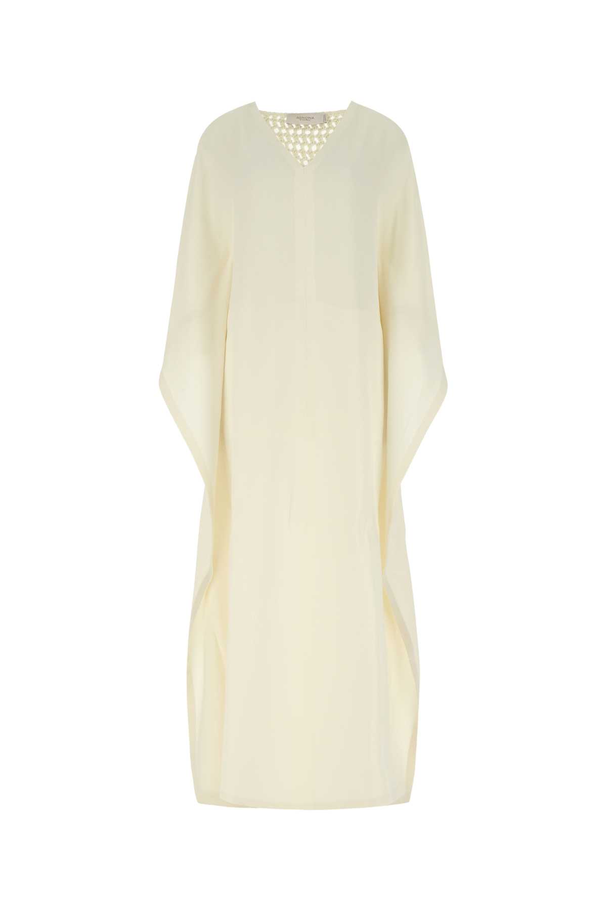 Ivory Wool Blend Tunic Dress