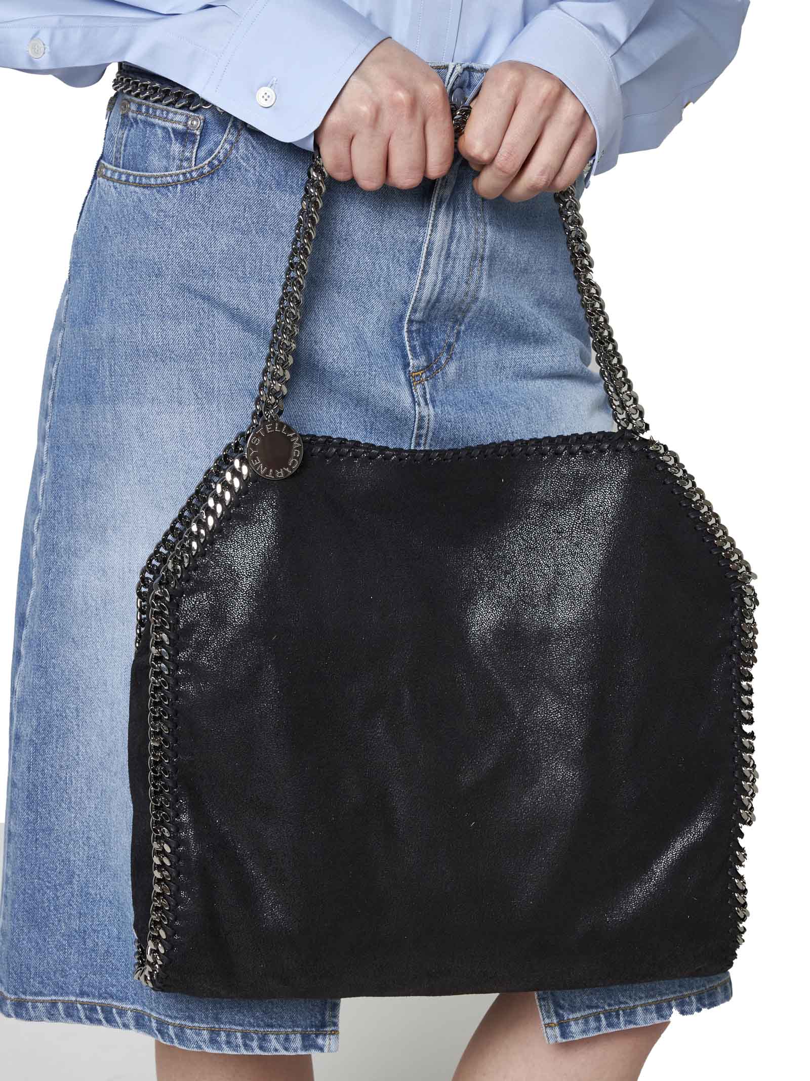 Shop Stella Mccartney Shoulder Bag In Black