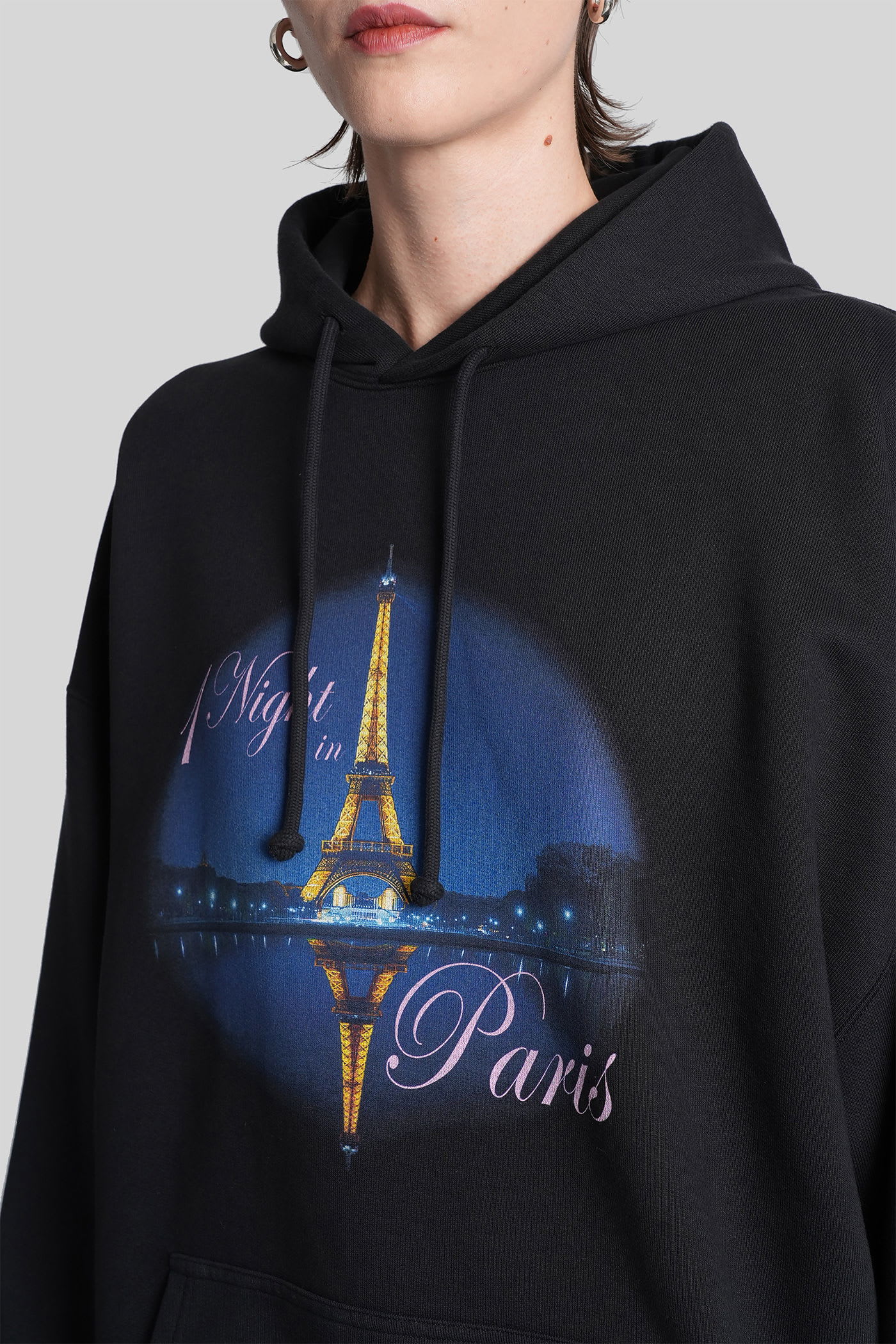 Vetements Sweatshirt In Black Cotton In Black