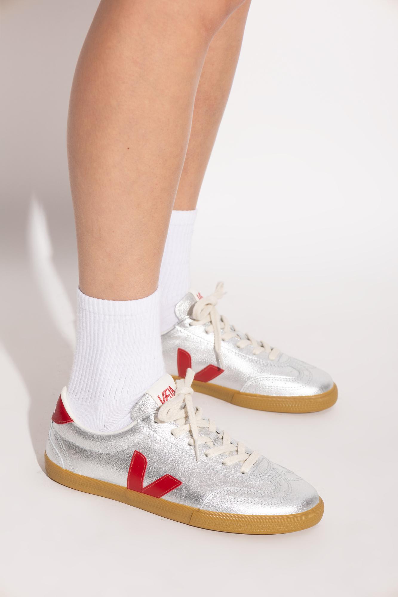 Veja Sports Shoes Volley O.t Leather In Multi