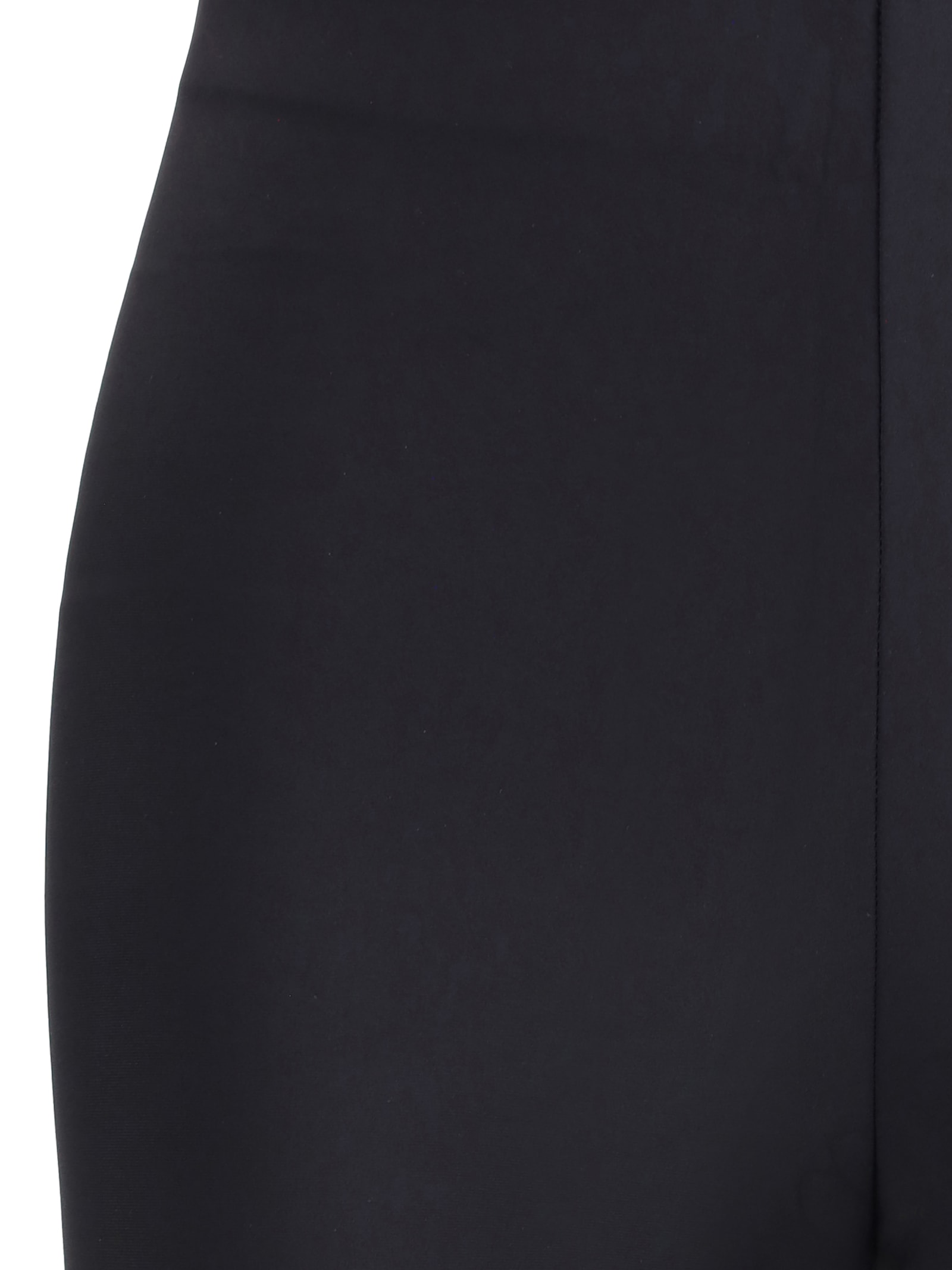 Wolford Midnight Grace Front-slit Jersey Leggings In Black