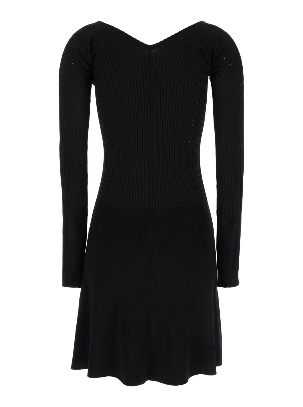 Shop Jacquemus Black La Mini Robe Pralu Mini Dress In Viscose Woman